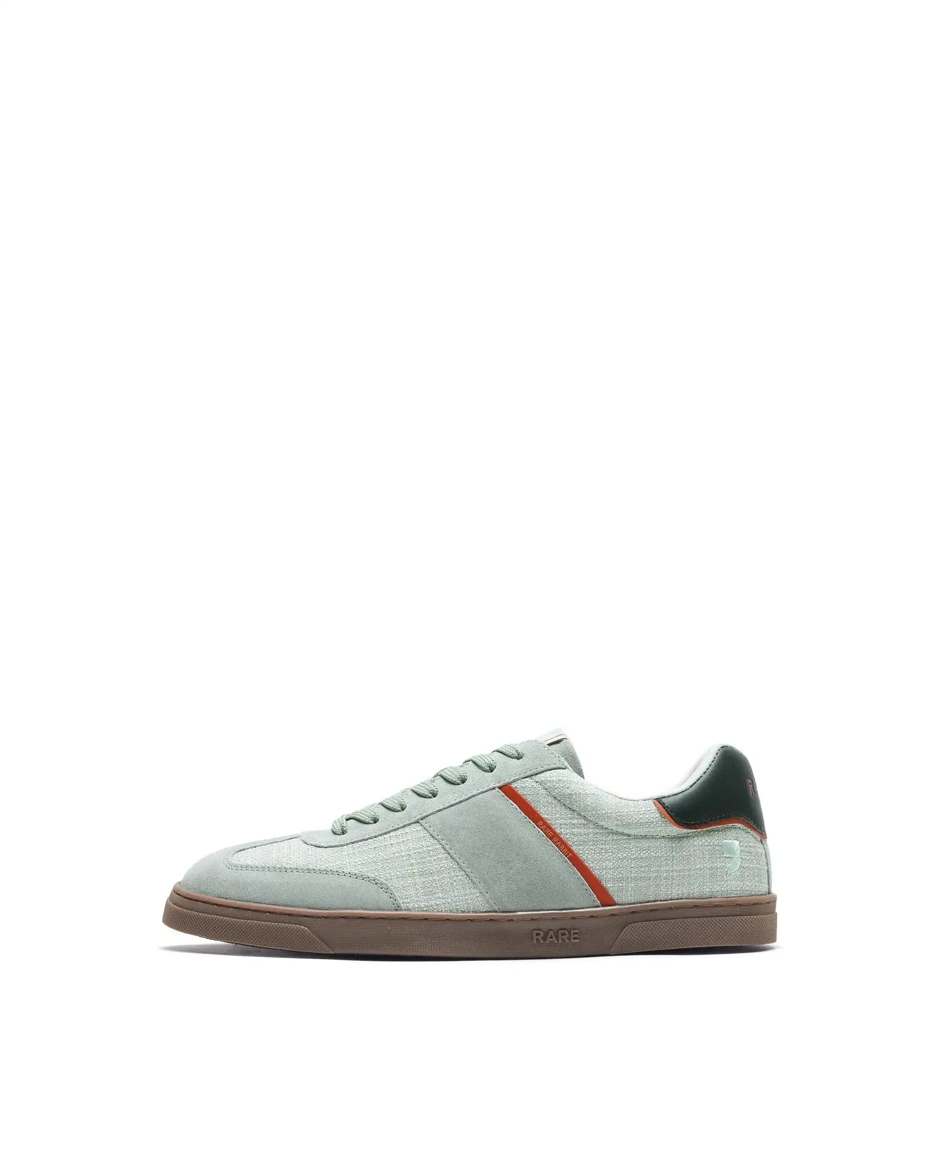 RAREZ Rare Rabbit Men's Fizzo Light Sage Suede Sneaker