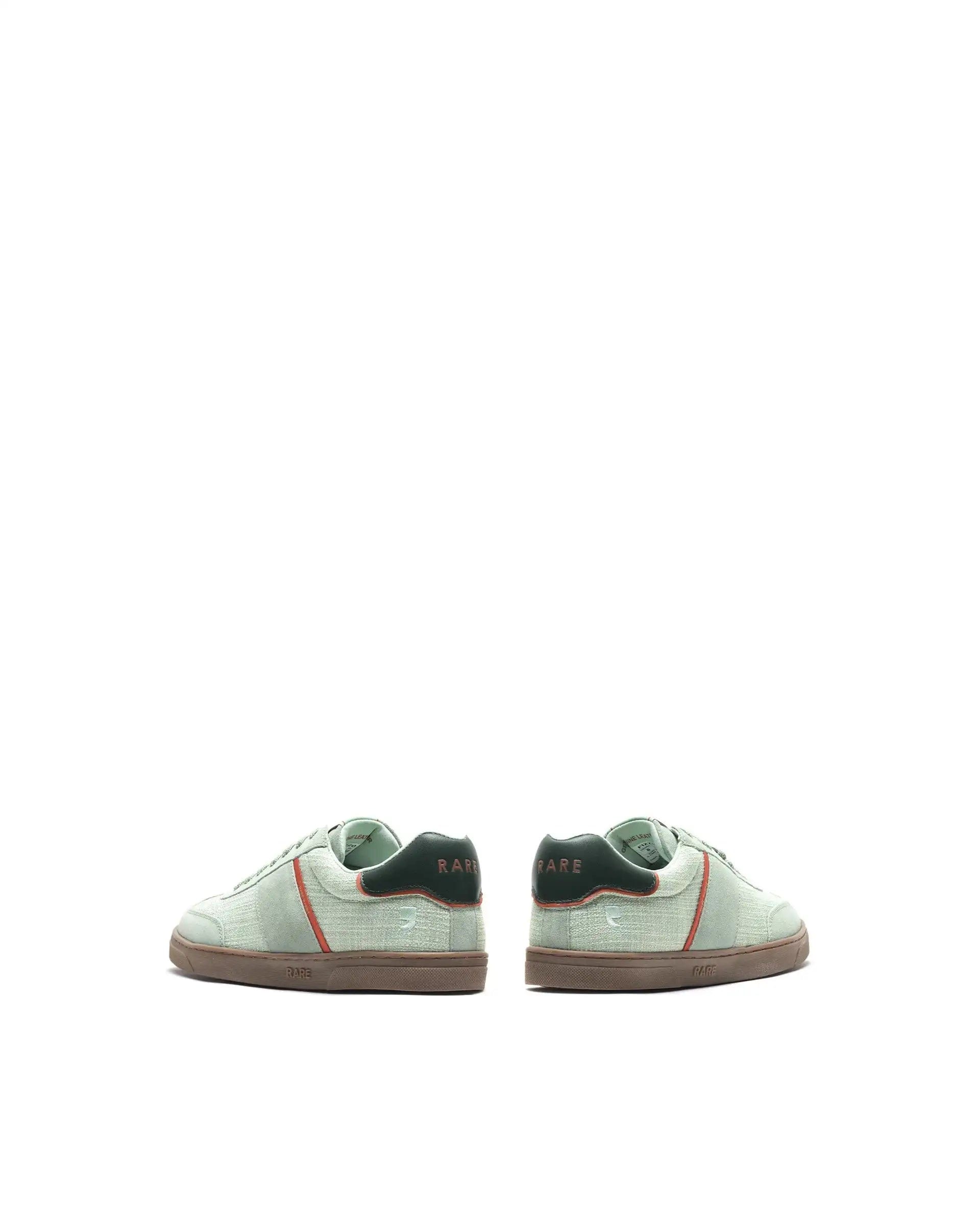 RAREZ Rare Rabbit Men's Fizzo Light Sage Suede Sneaker