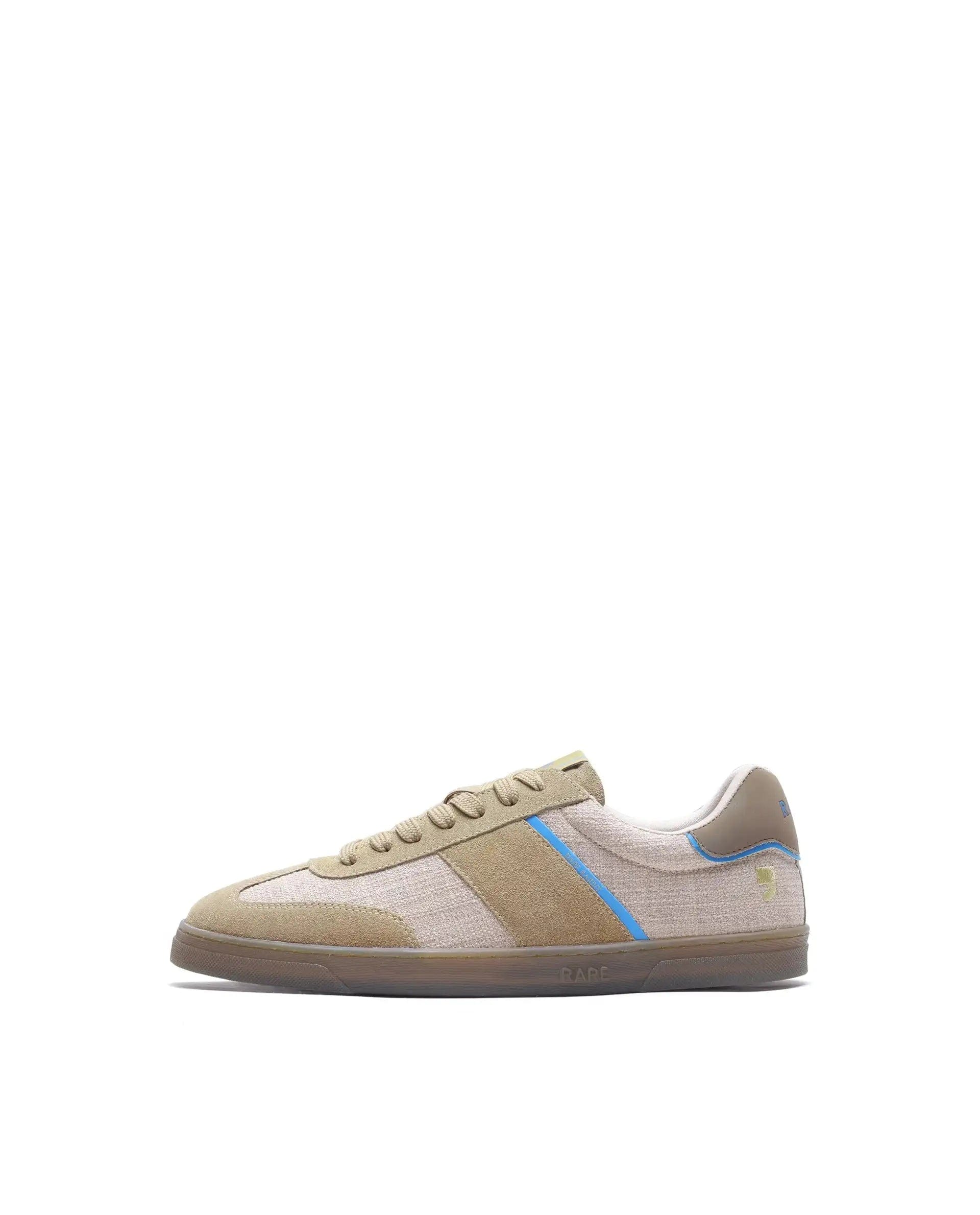 RAREZ Rare Rabbit Men's Fizzo Beige Suede Sneaker