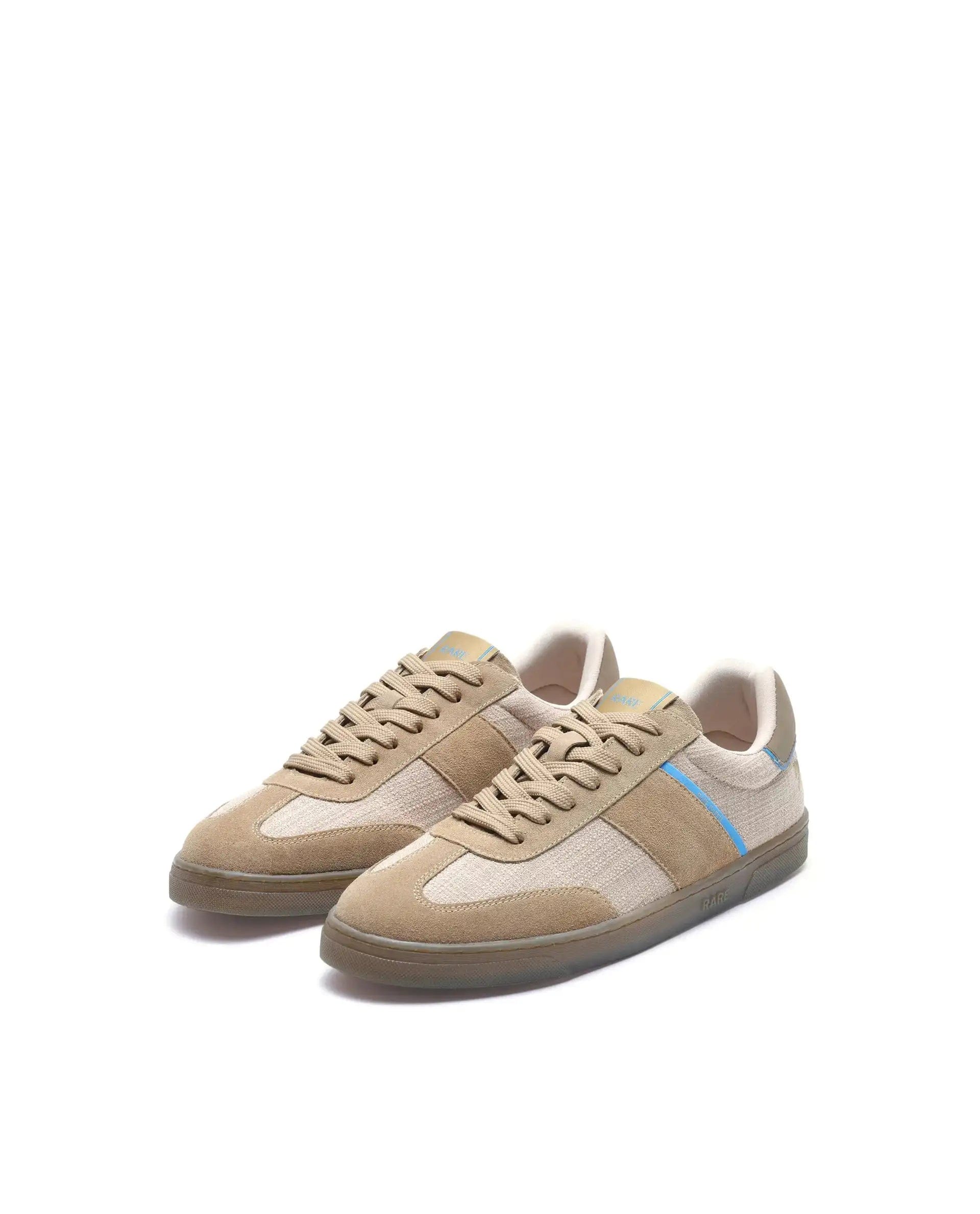 RAREZ Rare Rabbit Men's Fizzo Beige Suede Sneaker