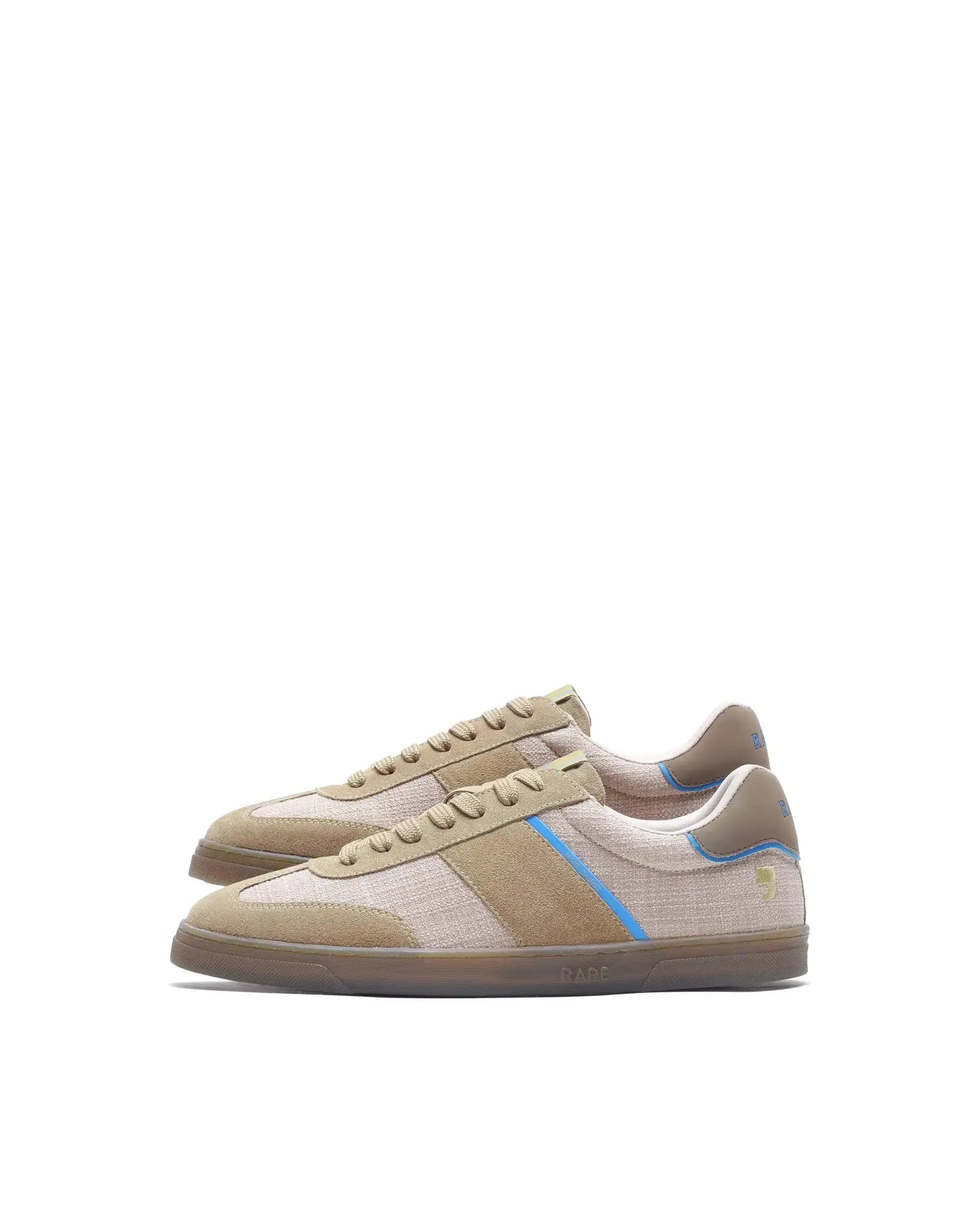 RAREZ Rare Rabbit Men's Fizzo Beige Suede Sneaker