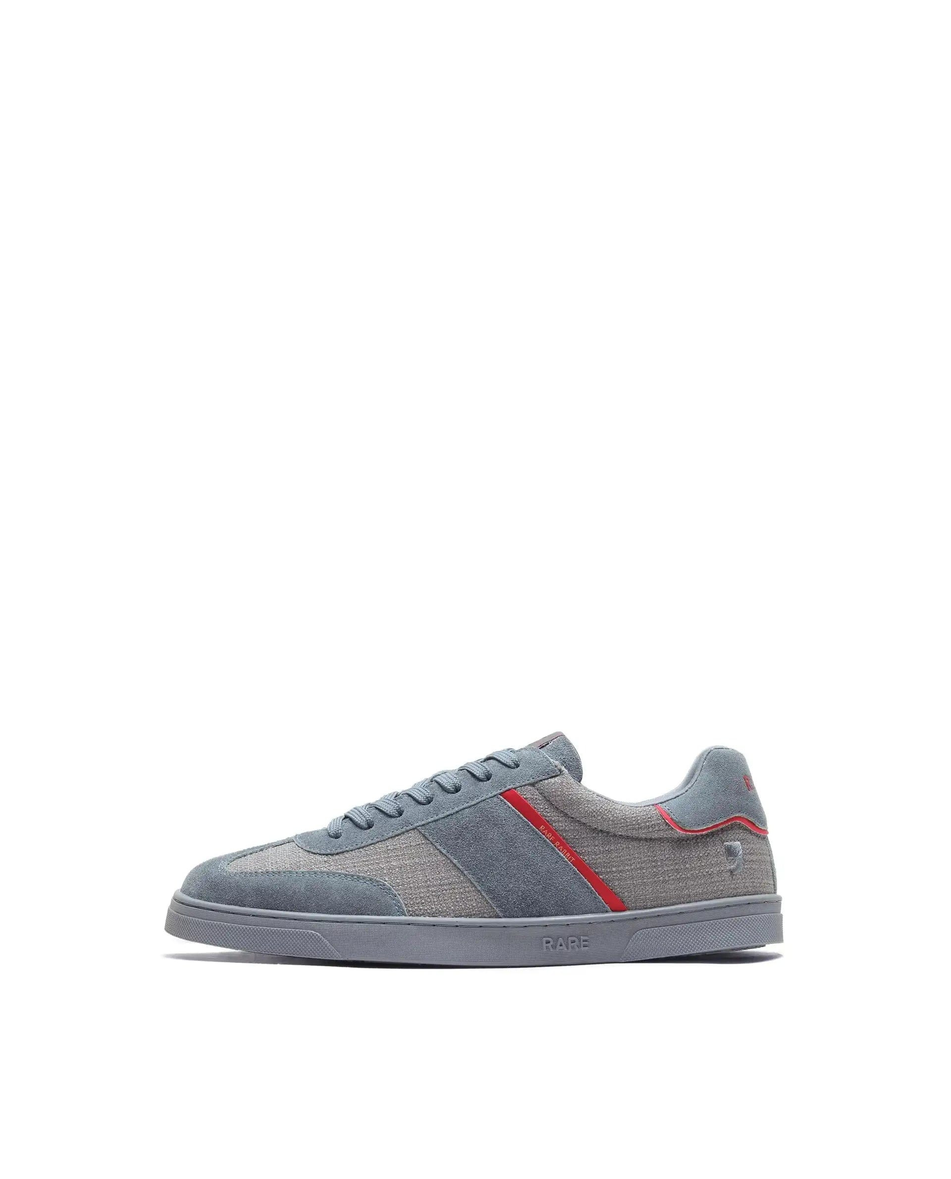 RAREZ Rare Rabbit Men's Fizzo Grey Suede Sneaker