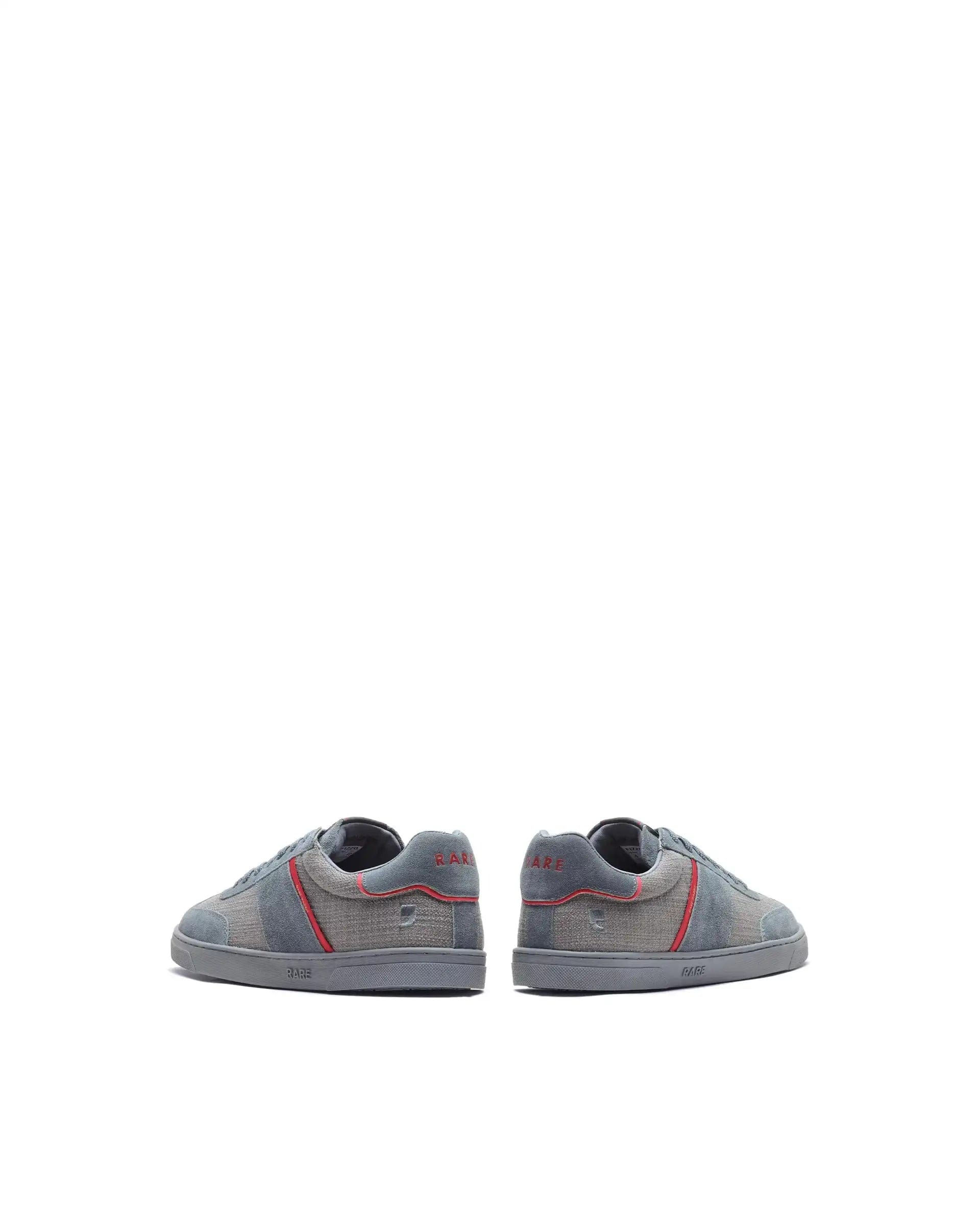 RAREZ Rare Rabbit Men's Fizzo Grey Suede Sneaker