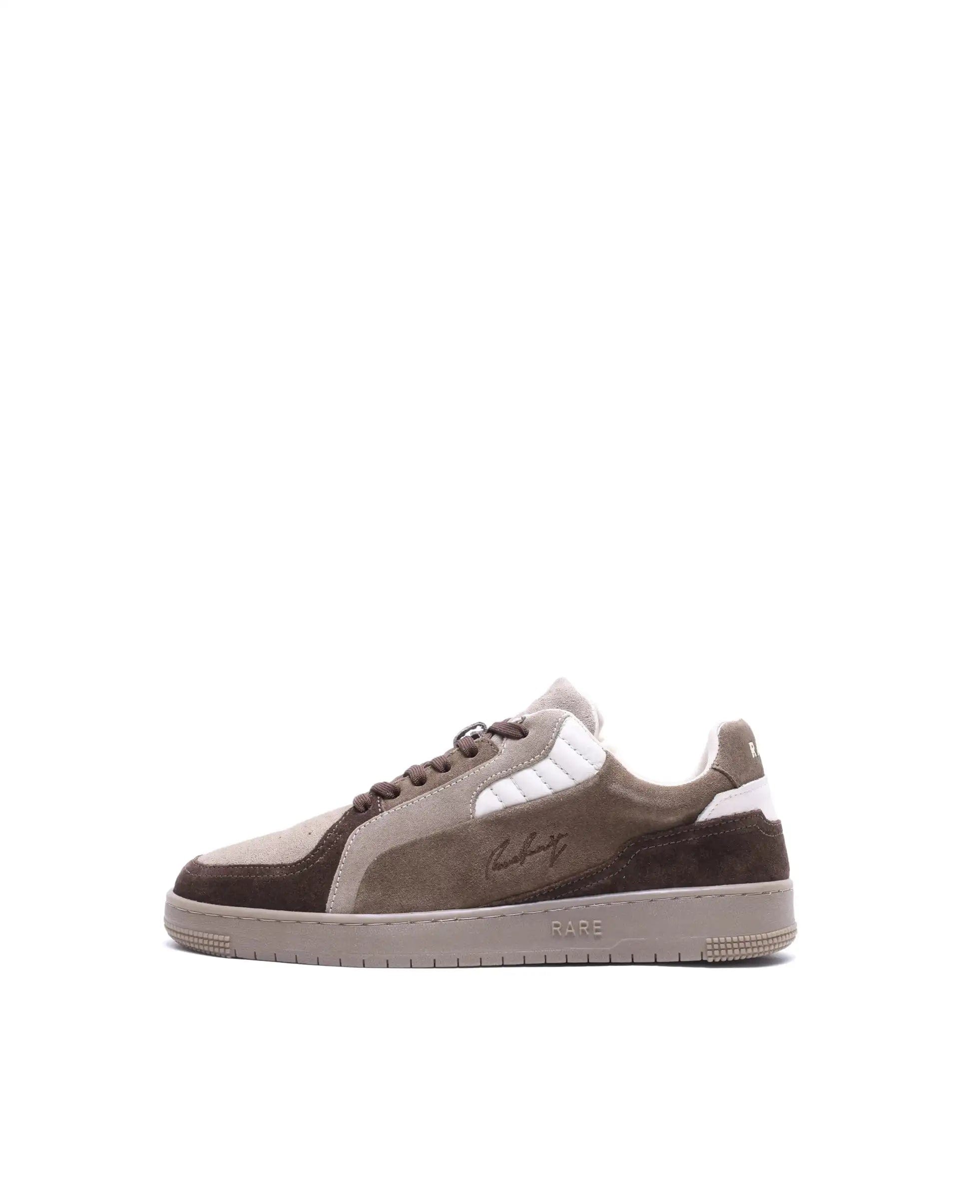 RAREZ Rare Rabbit Men's Zwag Brown Suede Sneaker