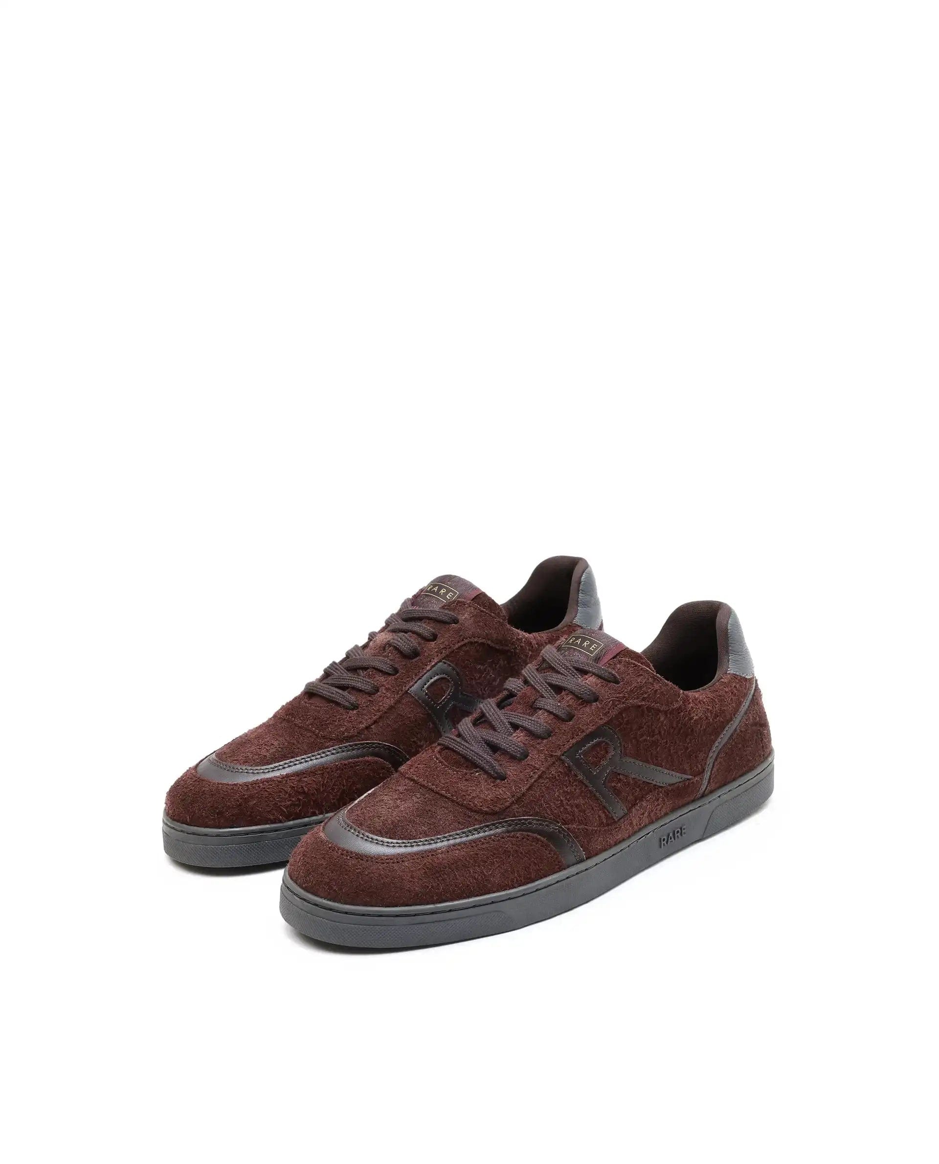 RAREZ Rare Rabbit Men Orla Burgundy Lace - Up Closure Suede Sneaker