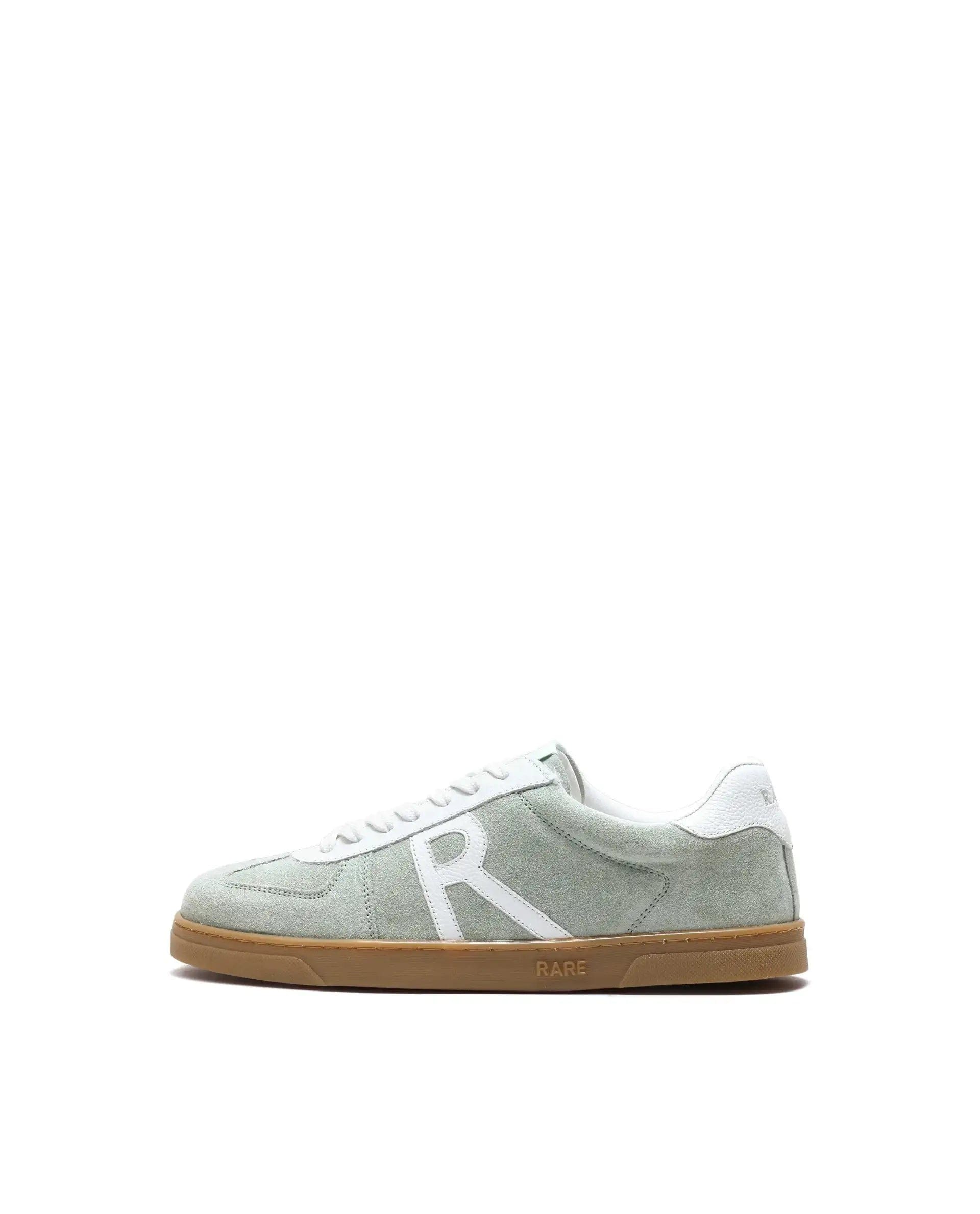 RAREZ Rare Rabbit Men's Greg Light Sage Lace - Up Closure Suede Sneaker