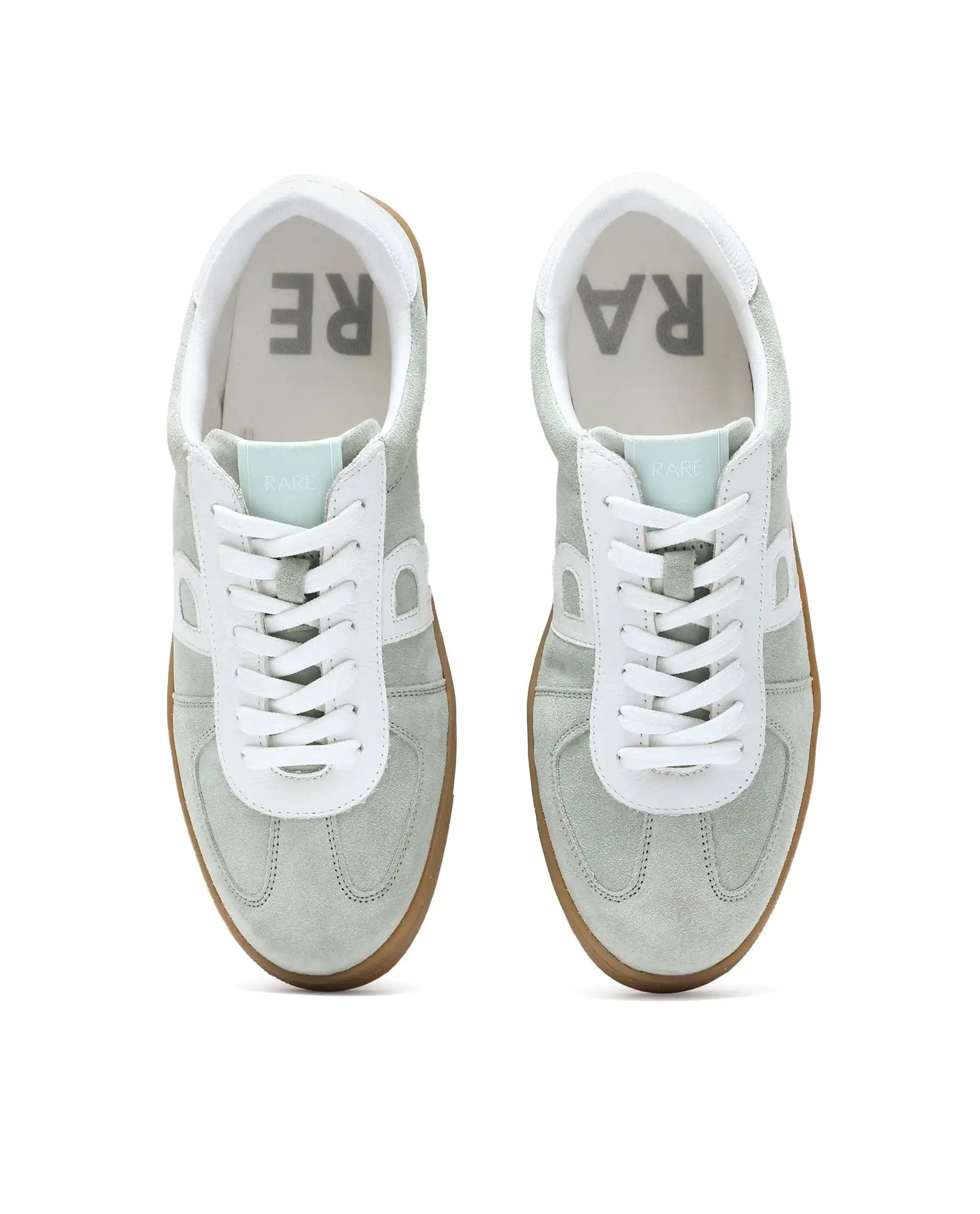 RAREZ Rare Rabbit Men's Greg Light Sage Lace - Up Closure Suede Sneaker