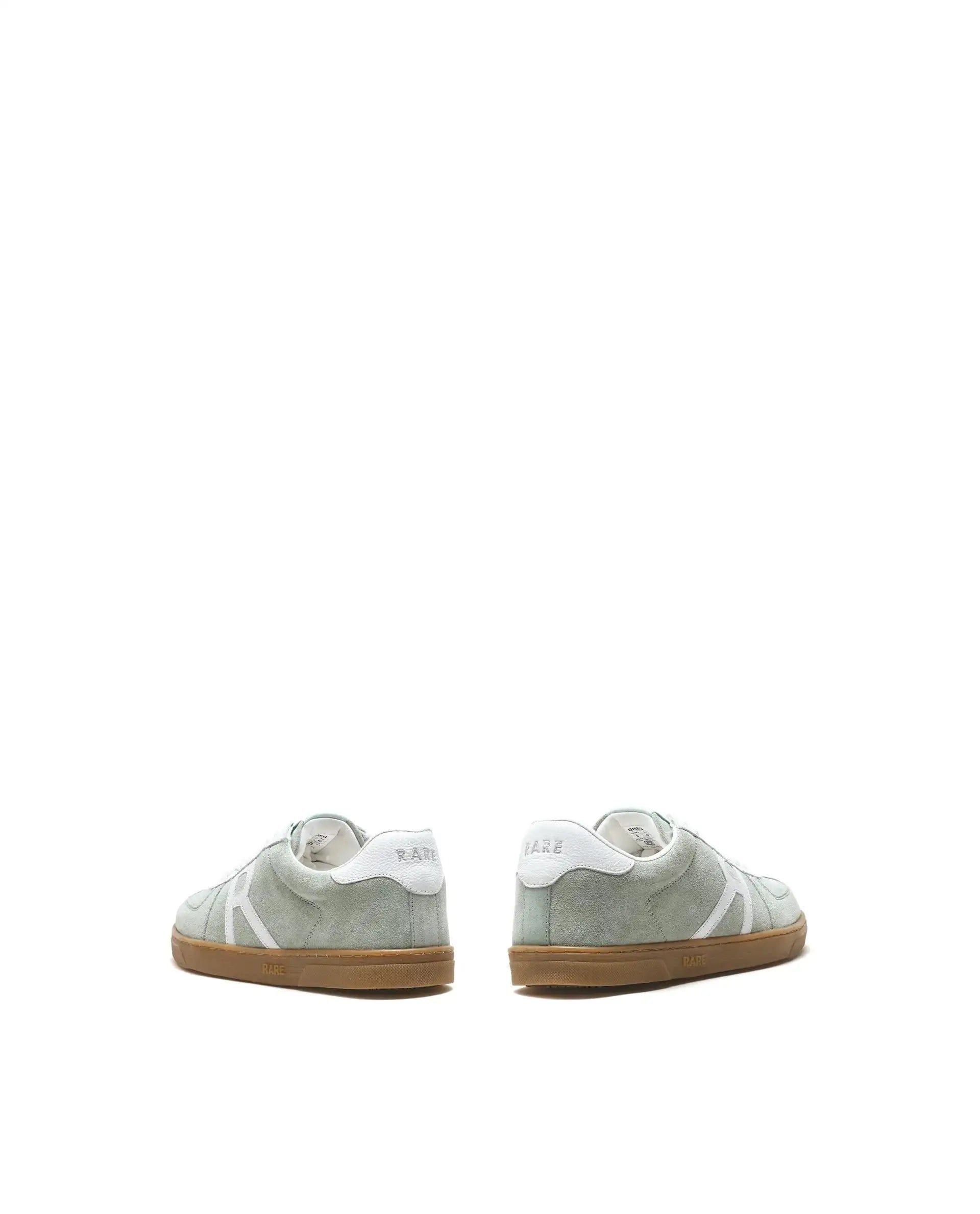 RAREZ Rare Rabbit Men's Greg Light Sage Lace - Up Closure Suede Sneaker