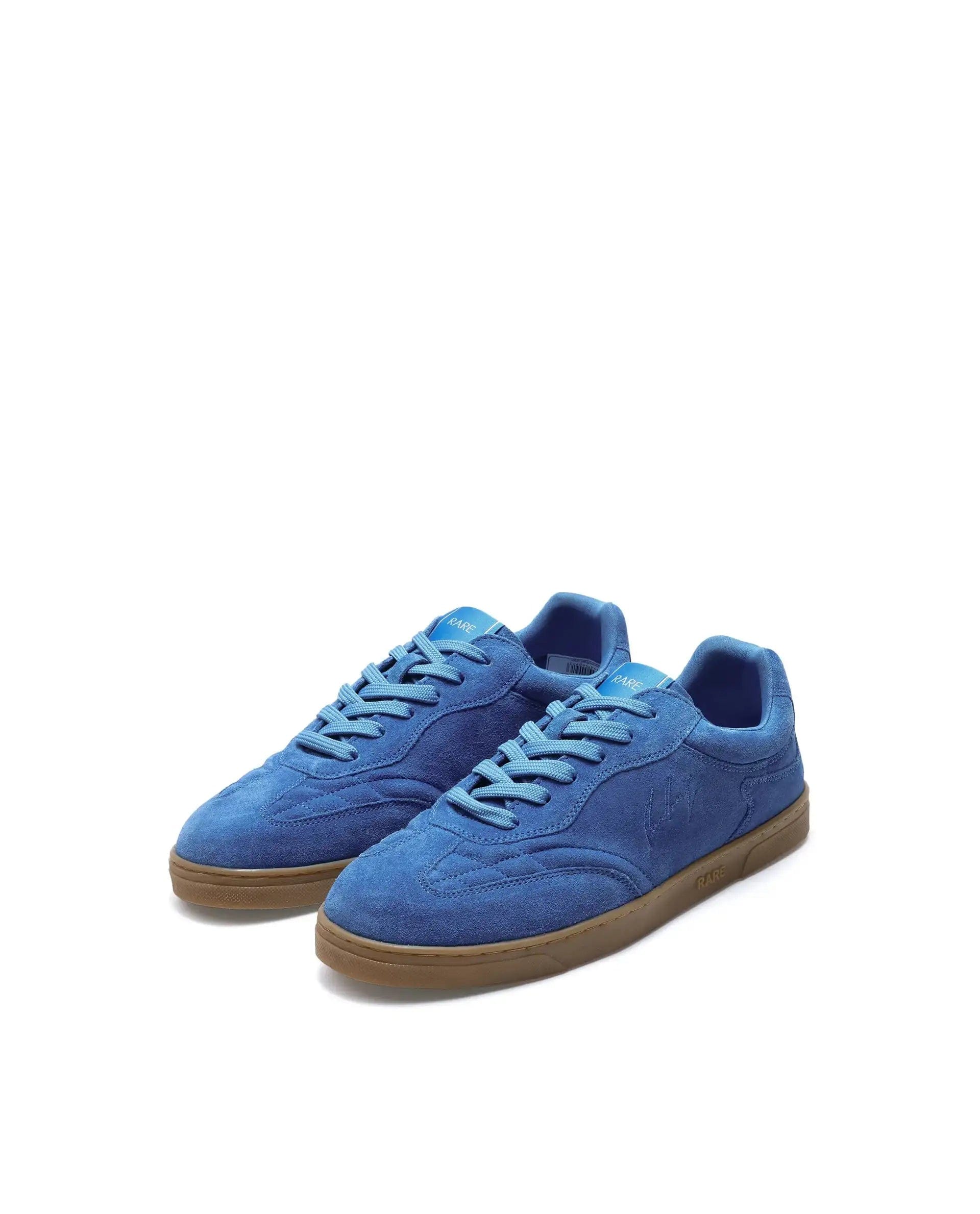 RAREZ Rare Rabbit Men's Burnie Blue Lace - Up Closure Suede Sneaker