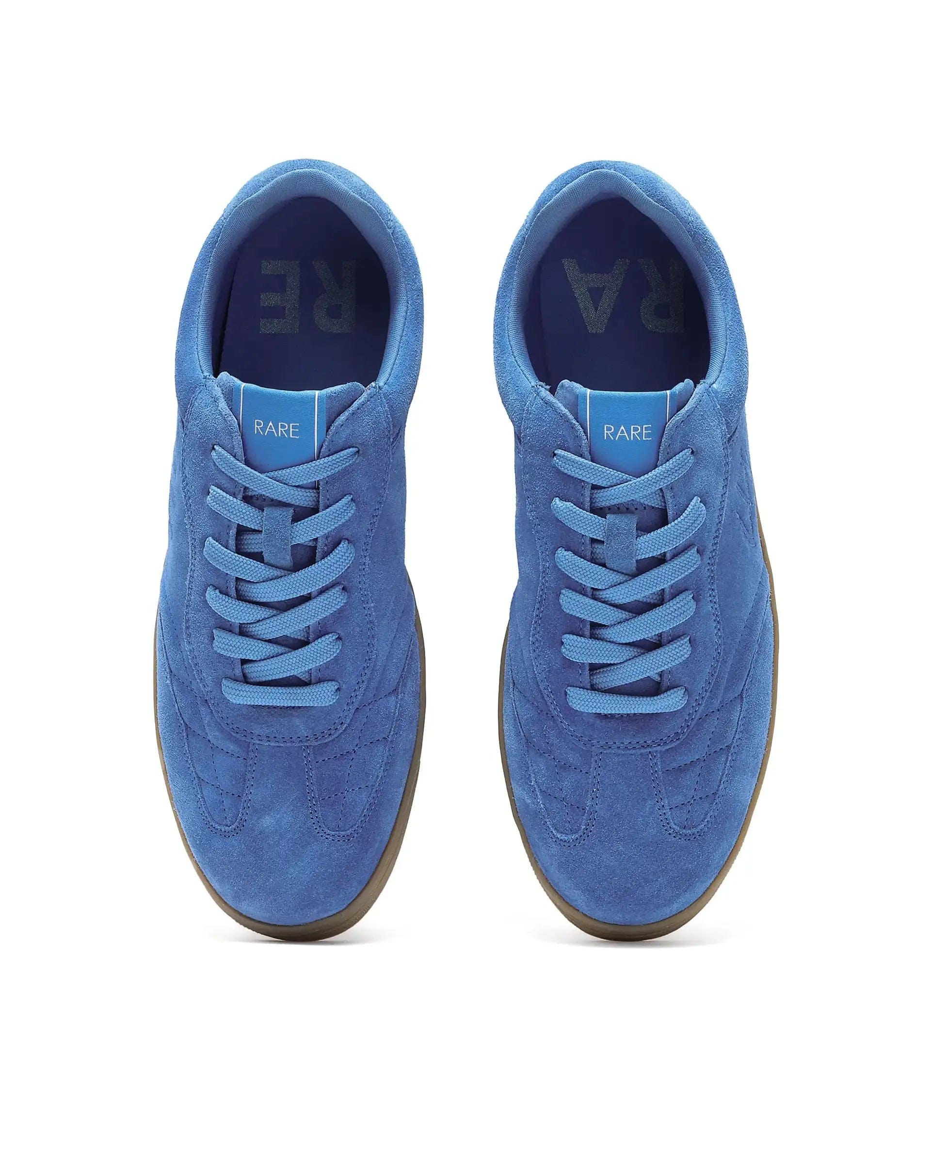 RAREZ Rare Rabbit Men's Burnie Blue Lace - Up Closure Suede Sneaker