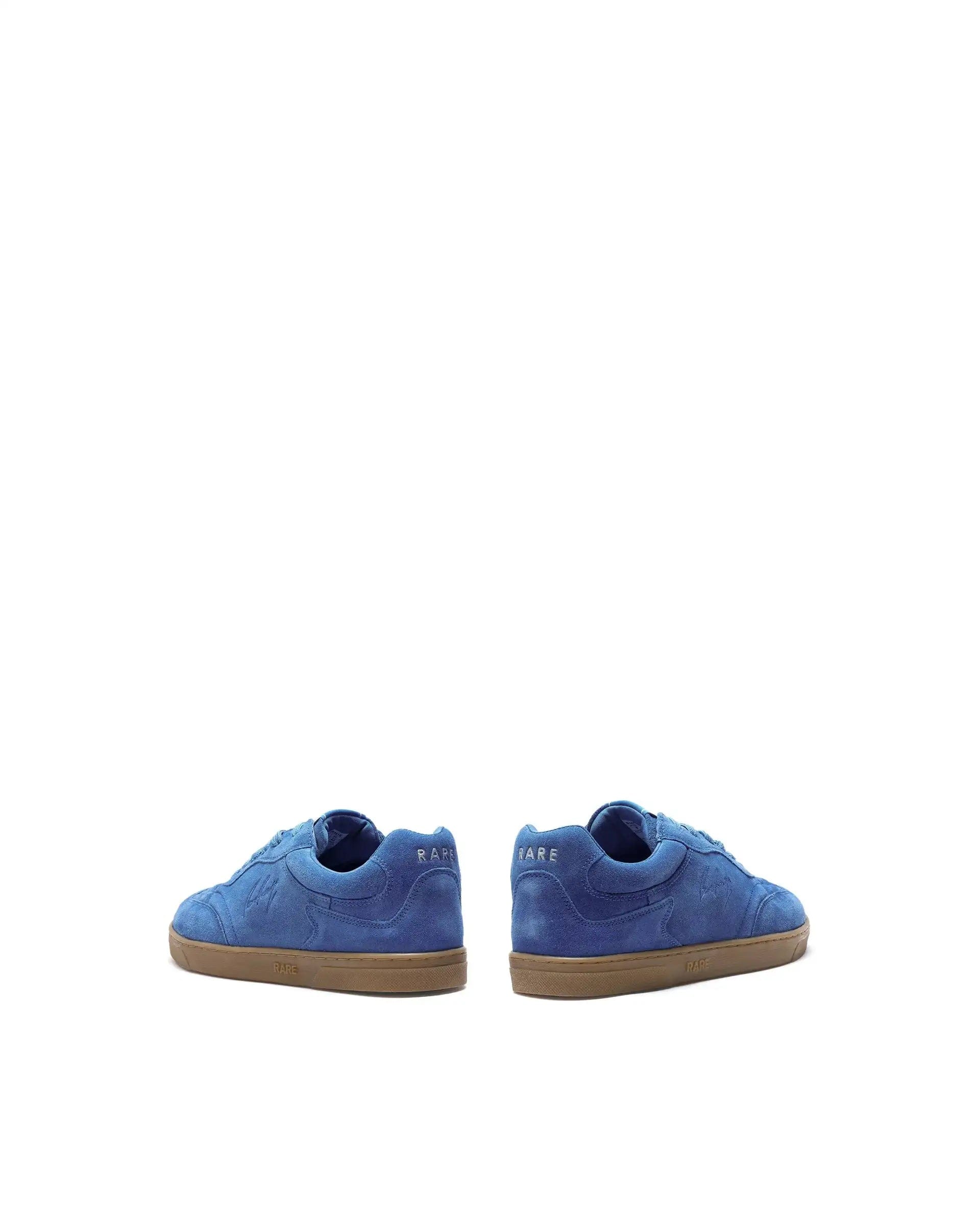 RAREZ Rare Rabbit Men's Burnie Blue Lace - Up Closure Suede Sneaker