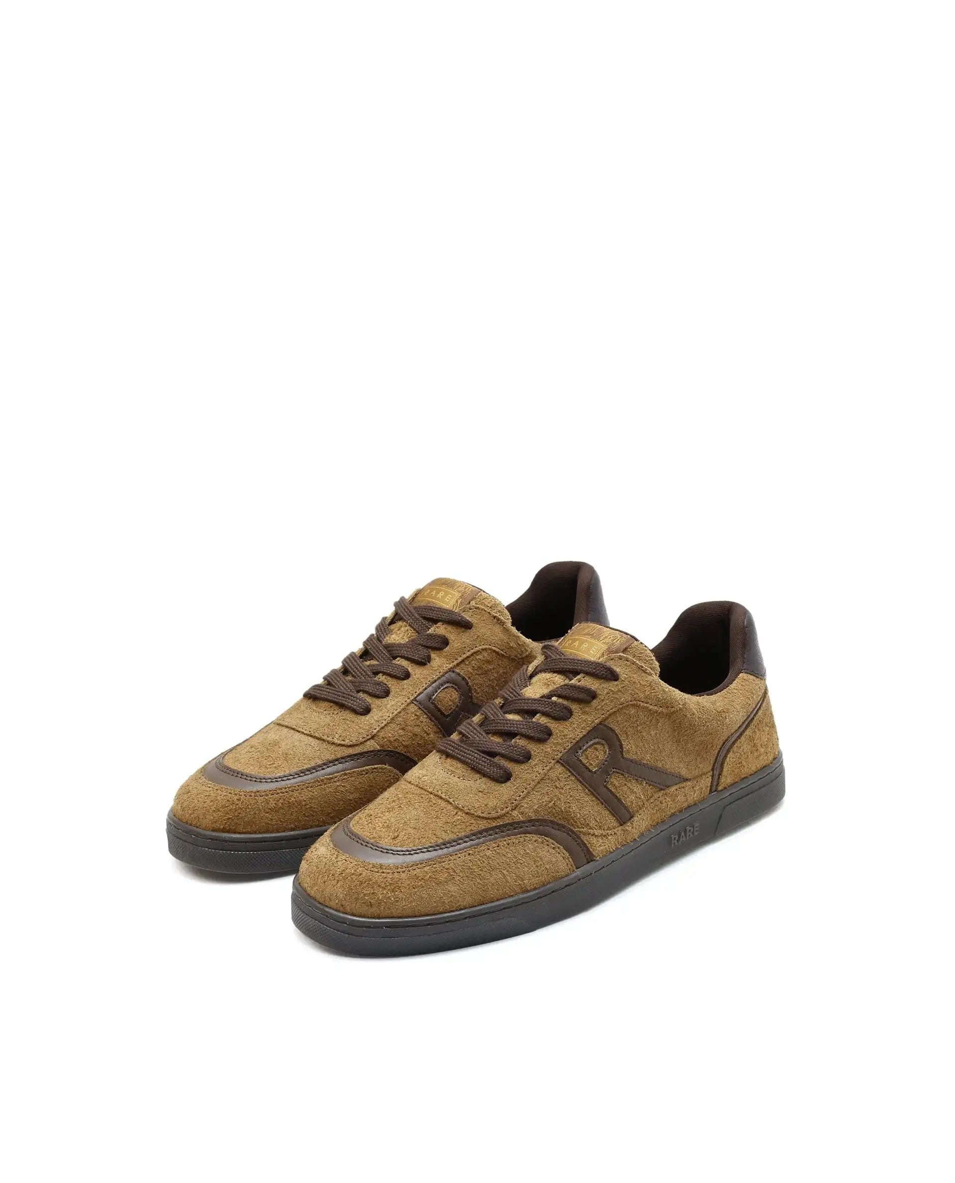 RAREZ Rare Rabbit Men Orla Camel Lace - Up Closure Suede Sneaker