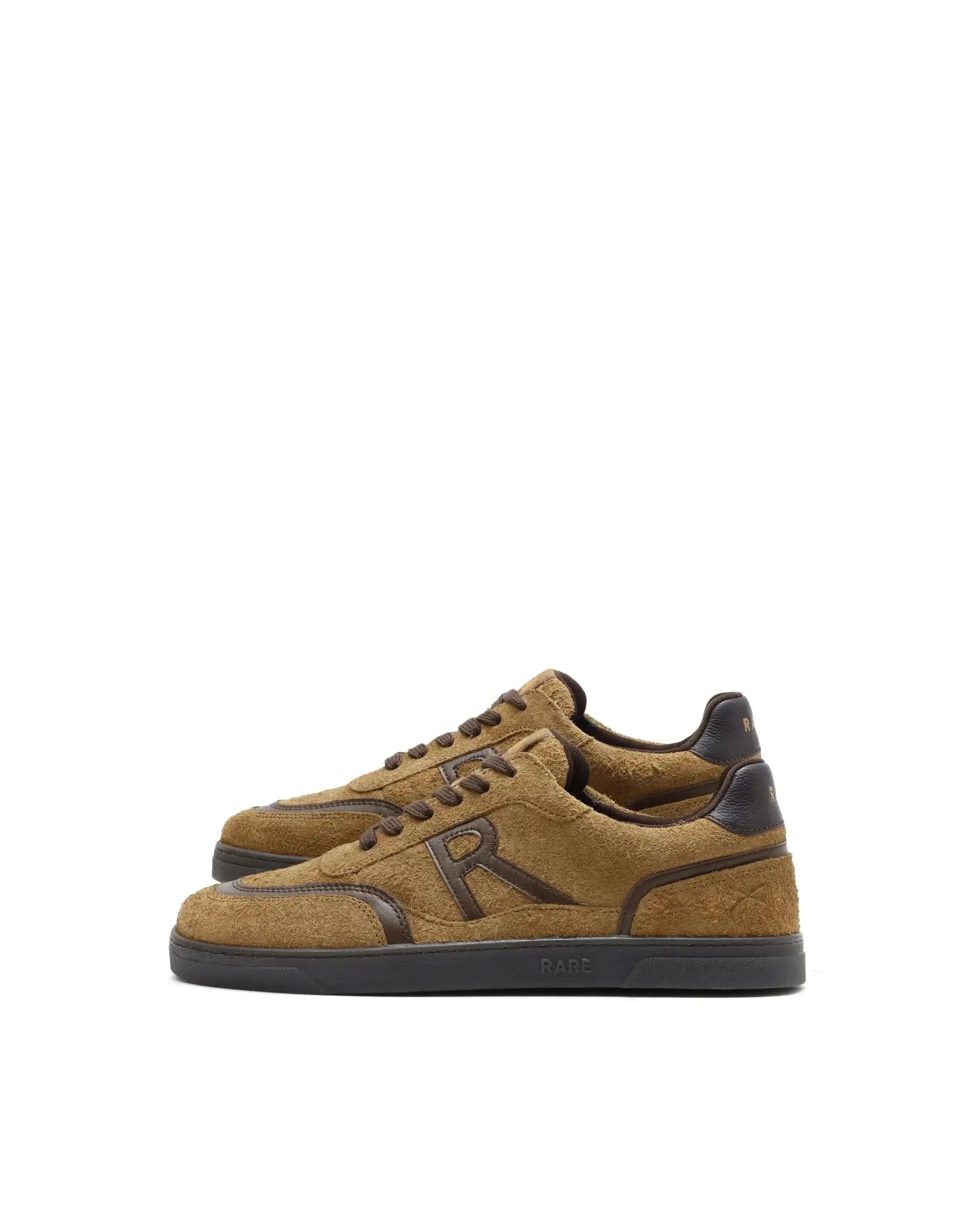 RAREZ Rare Rabbit Men Orla Camel Lace - Up Closure Suede Sneaker