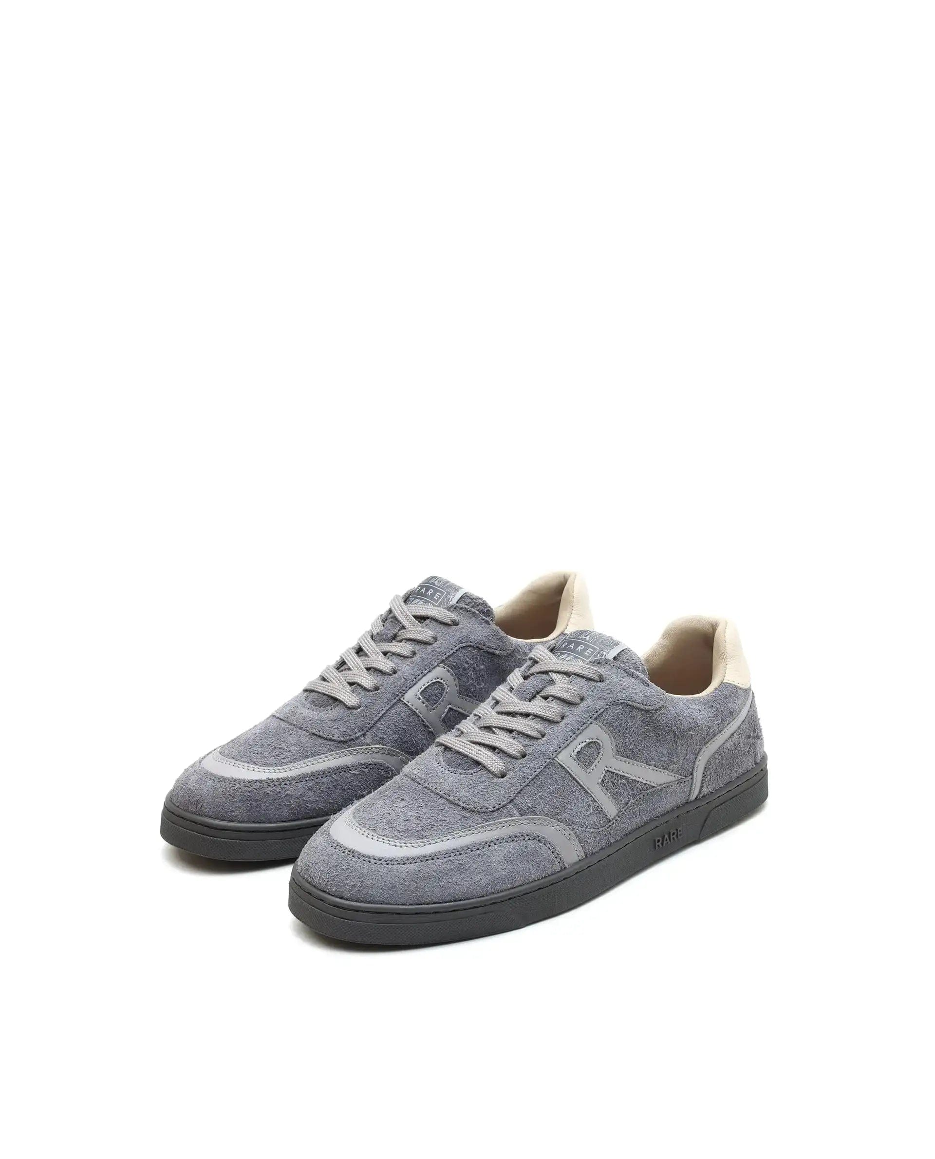 RAREZ Rare Rabbit Men Orla Grey Lace - Up Closure Suede Sneaker