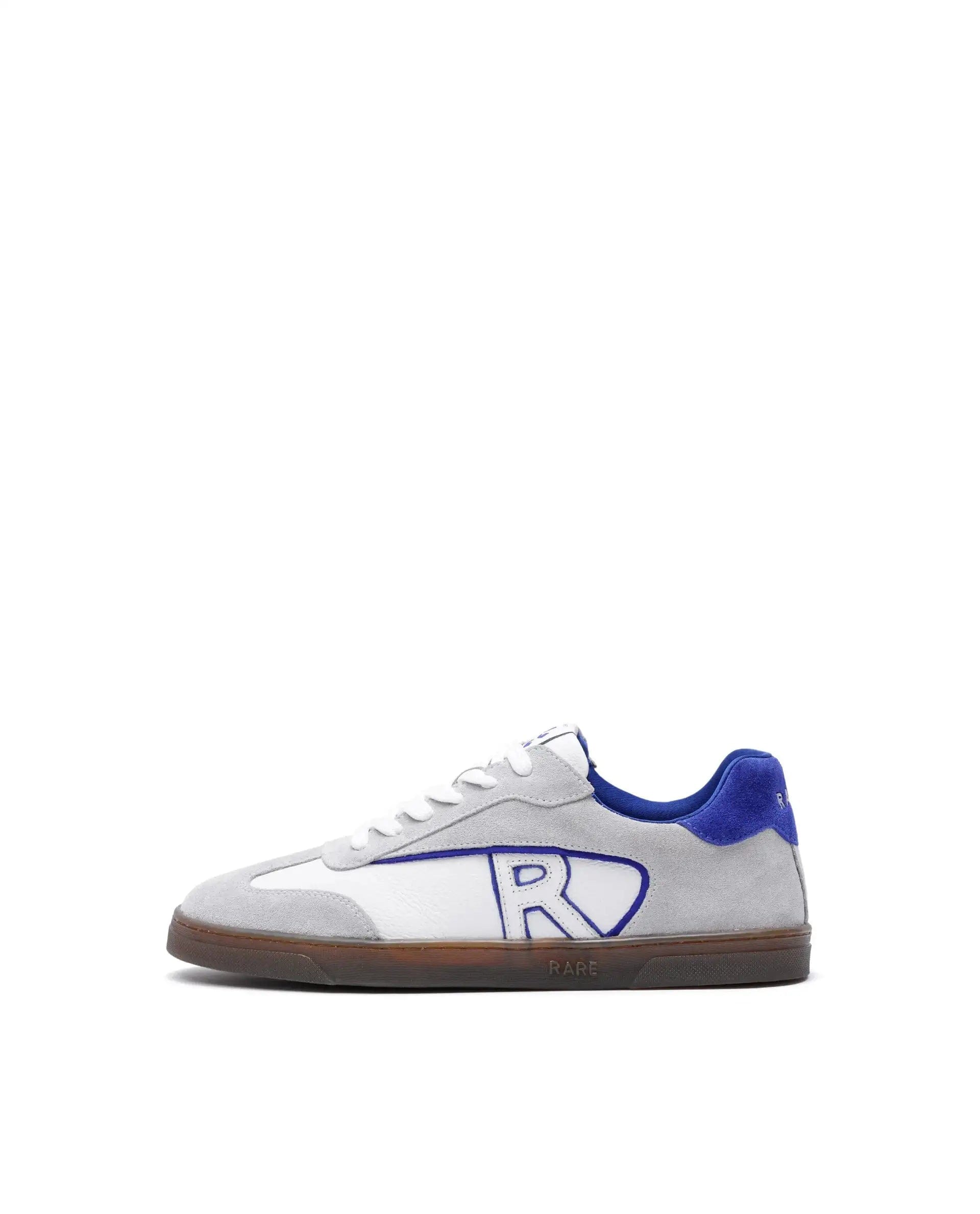 RAREZ Rare Rabbit Men's Zoop White Leather Lace - Up Closure Sneaker