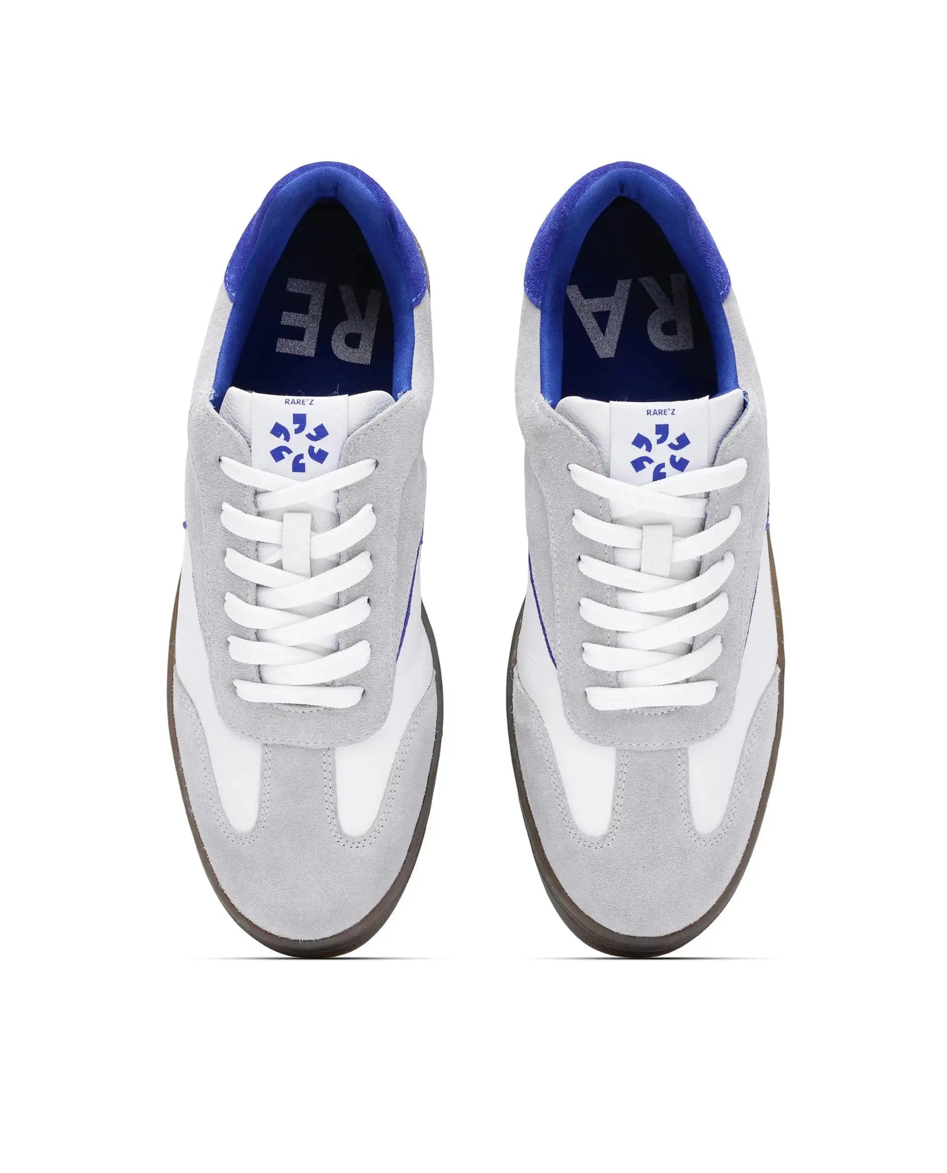 RAREZ Rare Rabbit Men's Zoop White Leather Lace - Up Closure Sneaker