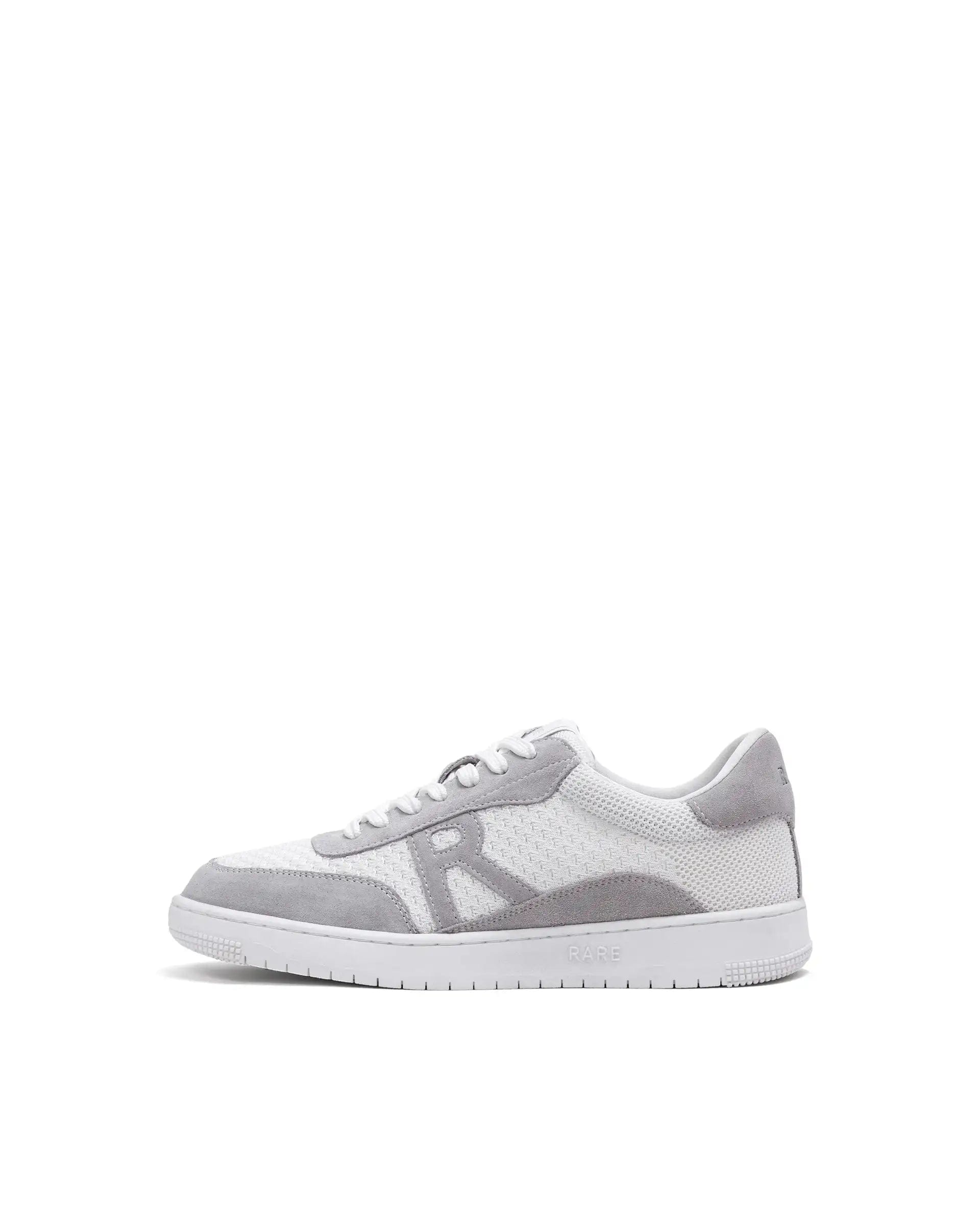 RAREZ Rare Rabbit Men's Flint White Leather Lace - Up Closure Sneaker