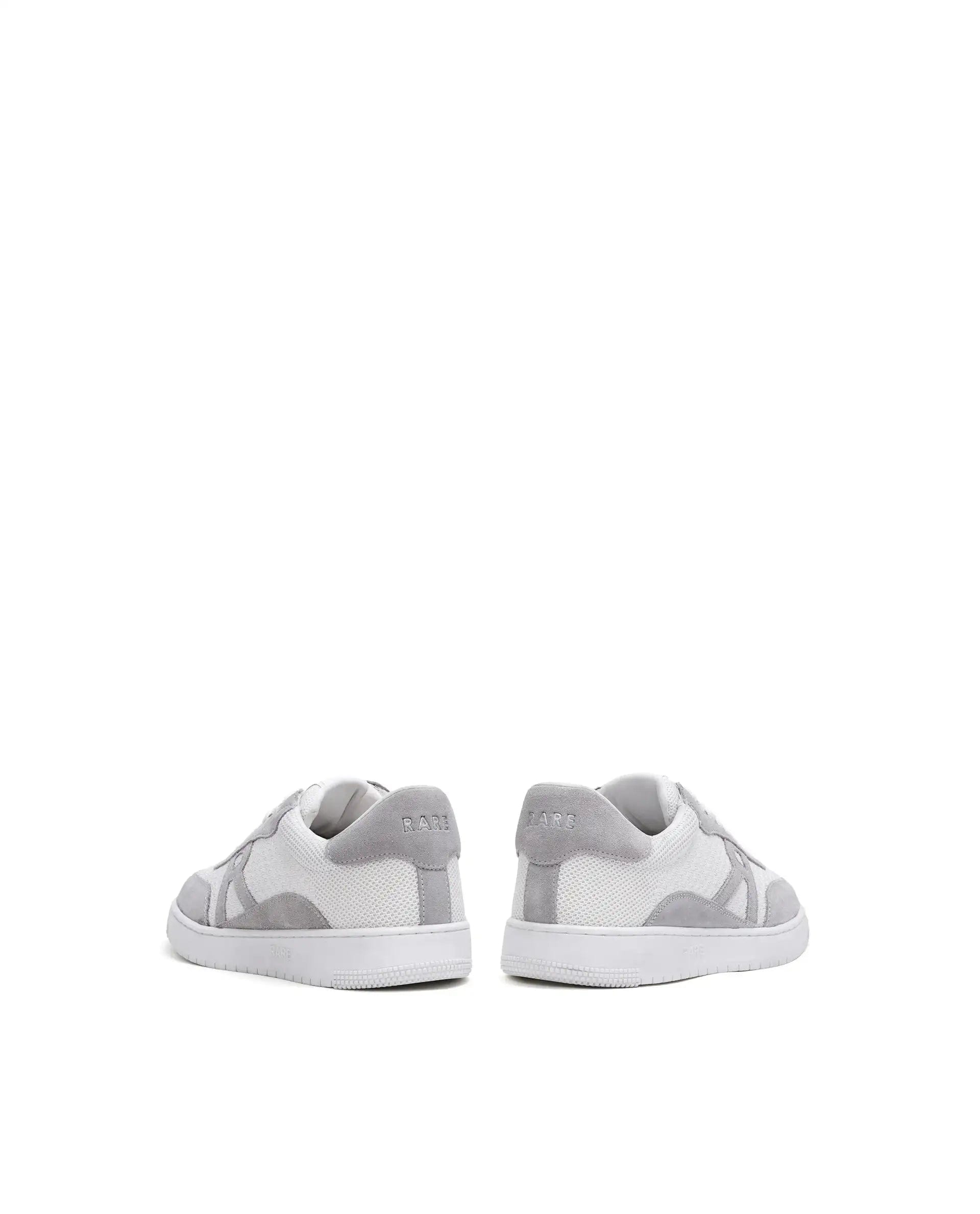 RAREZ Rare Rabbit Men's Flint White Leather Lace - Up Closure Sneaker