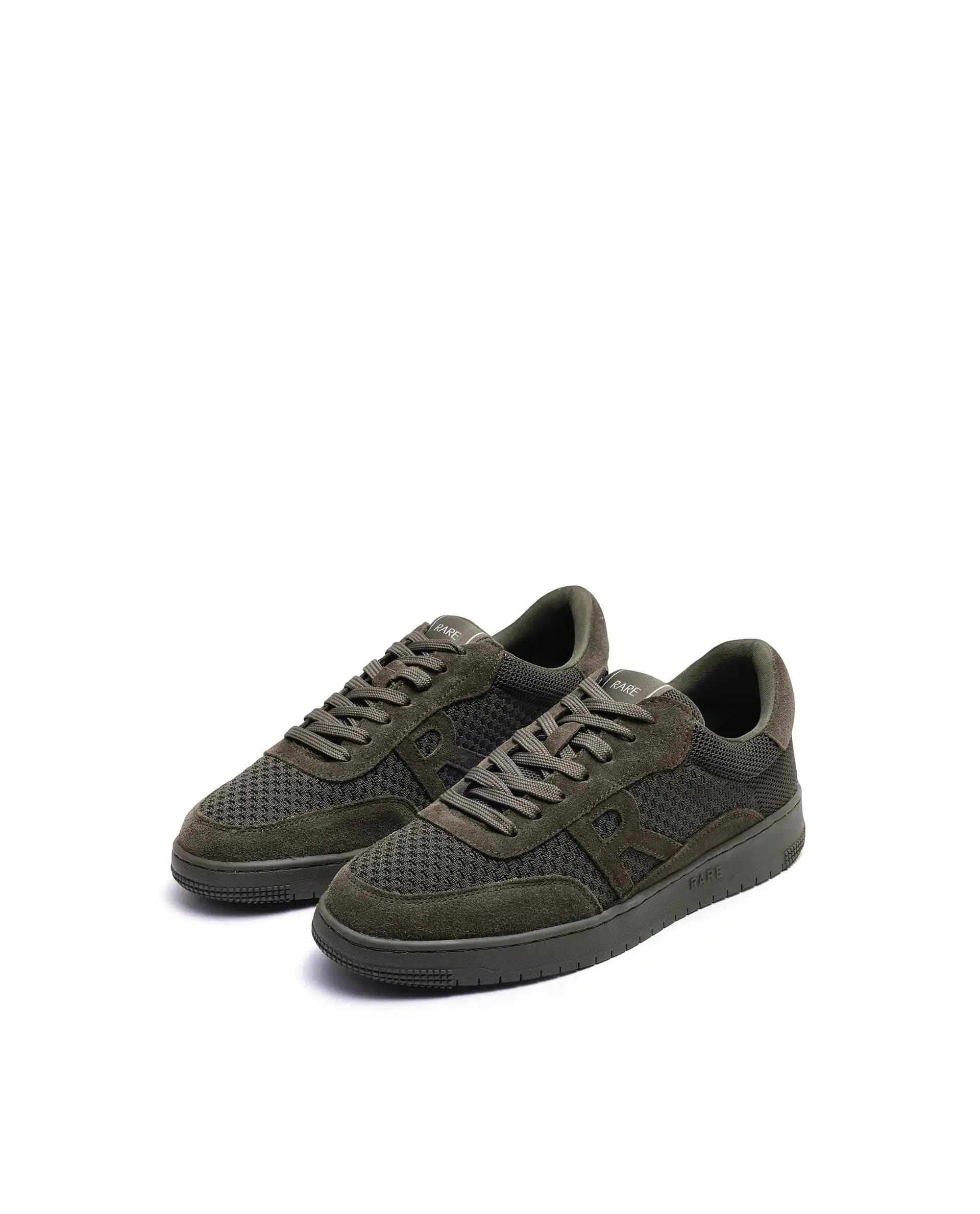 RAREZ Rare Rabbit Men's Flint Olive Lace - Up Closure Sneaker