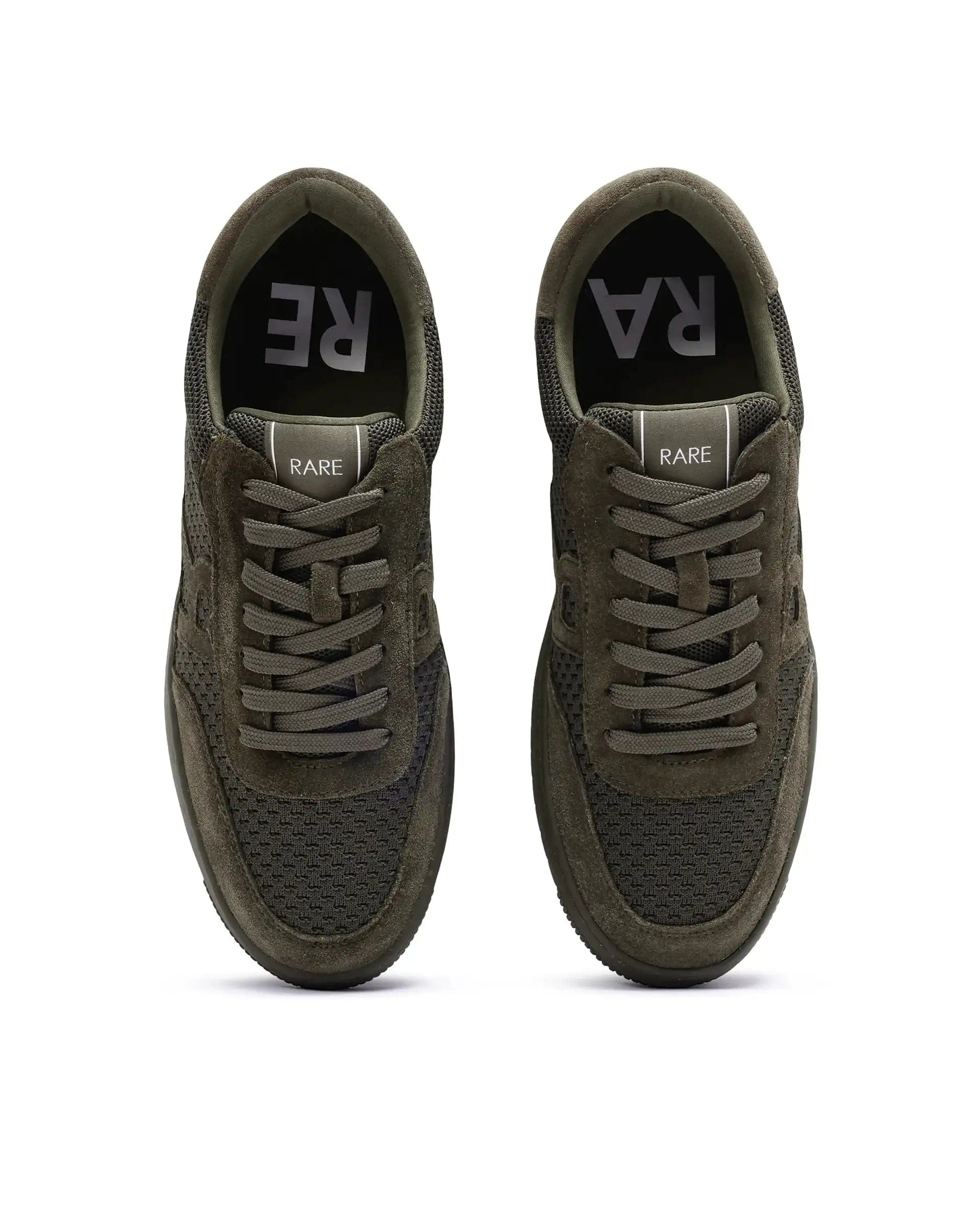 RAREZ Rare Rabbit Men's Flint Olive Lace - Up Closure Sneaker