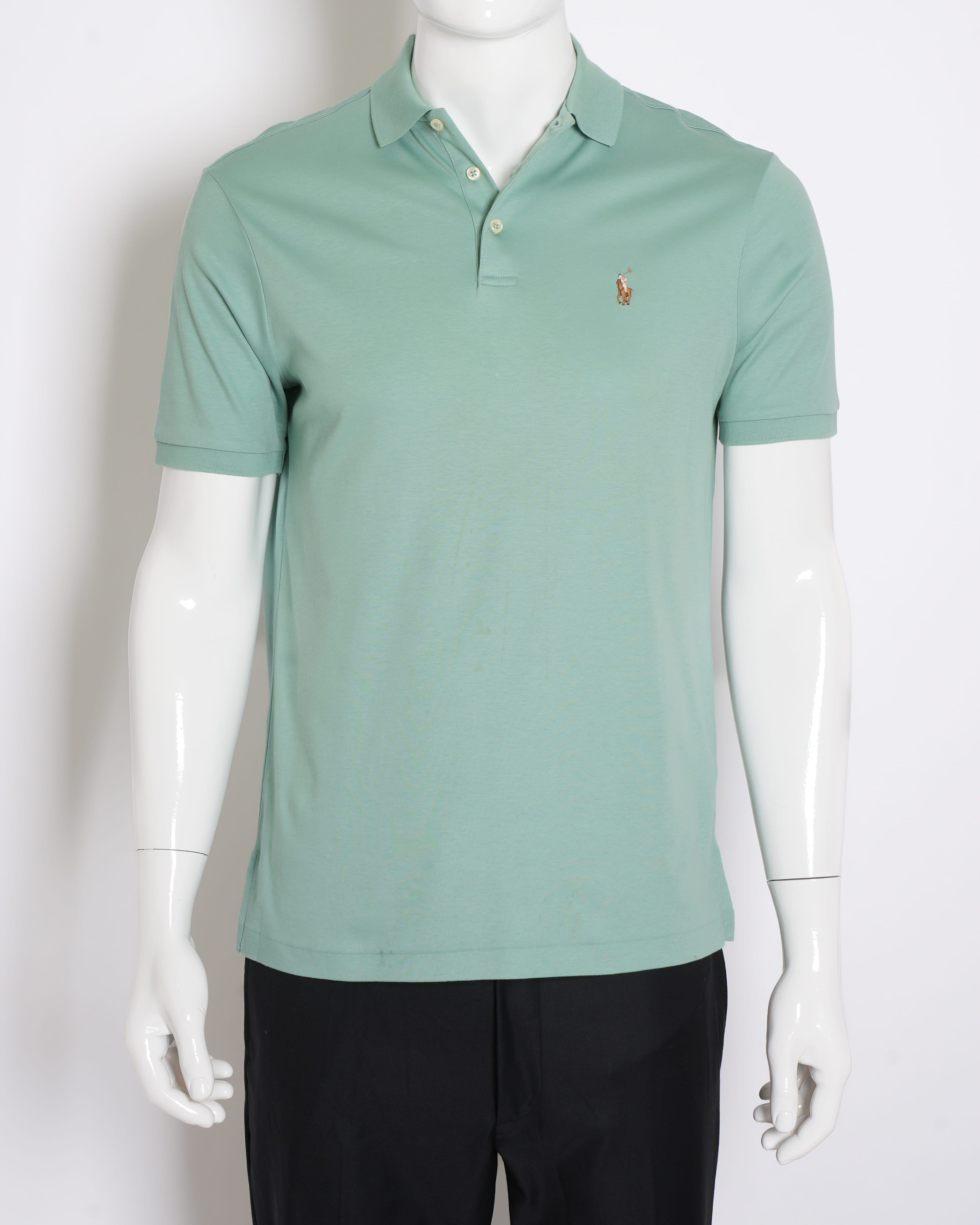 Ralph Lauren Polo By Ralph Lauren Classic Fit Sage Green Polo T - shirt