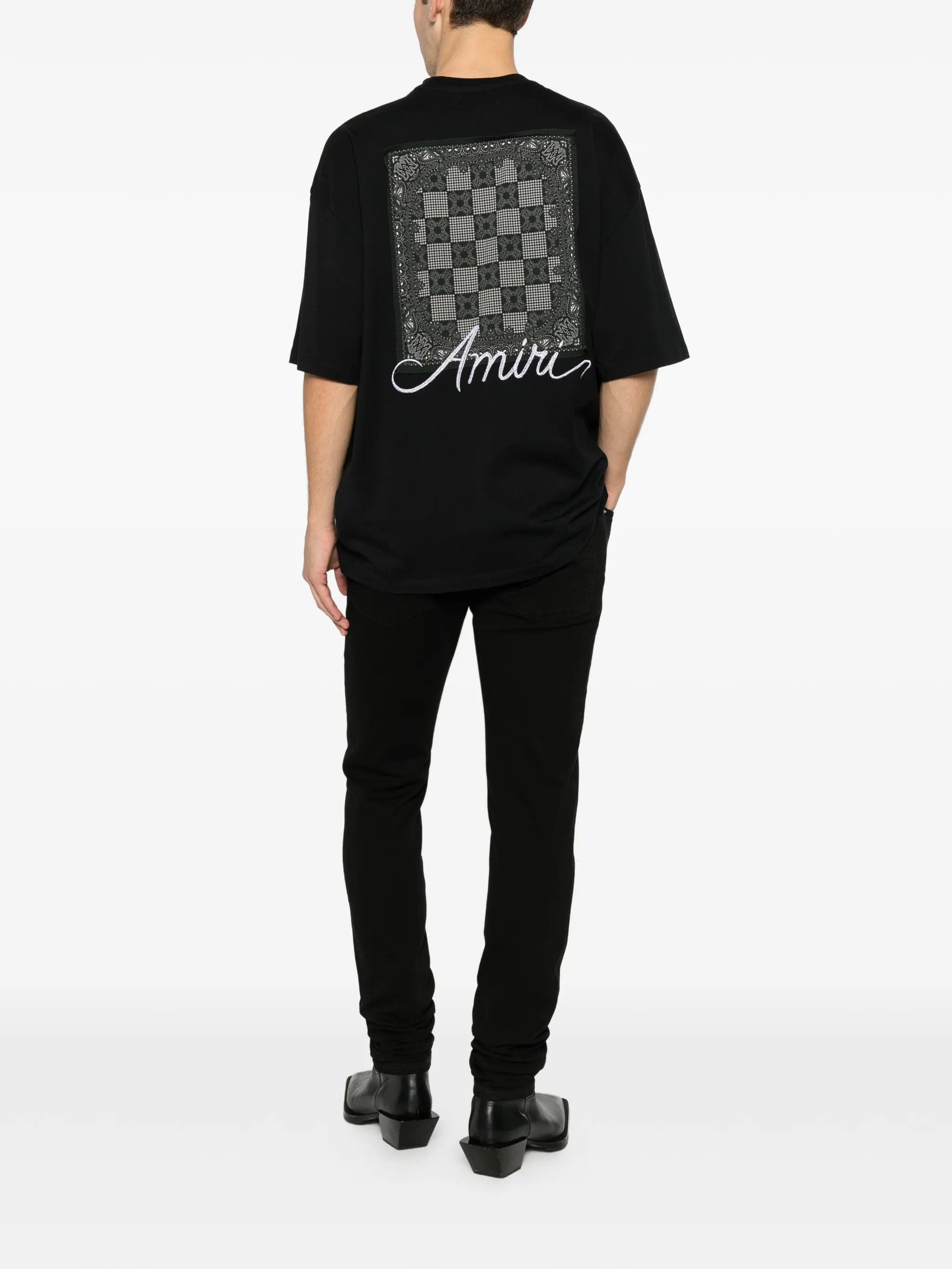 AMIRI logo - embroidered T - shirt