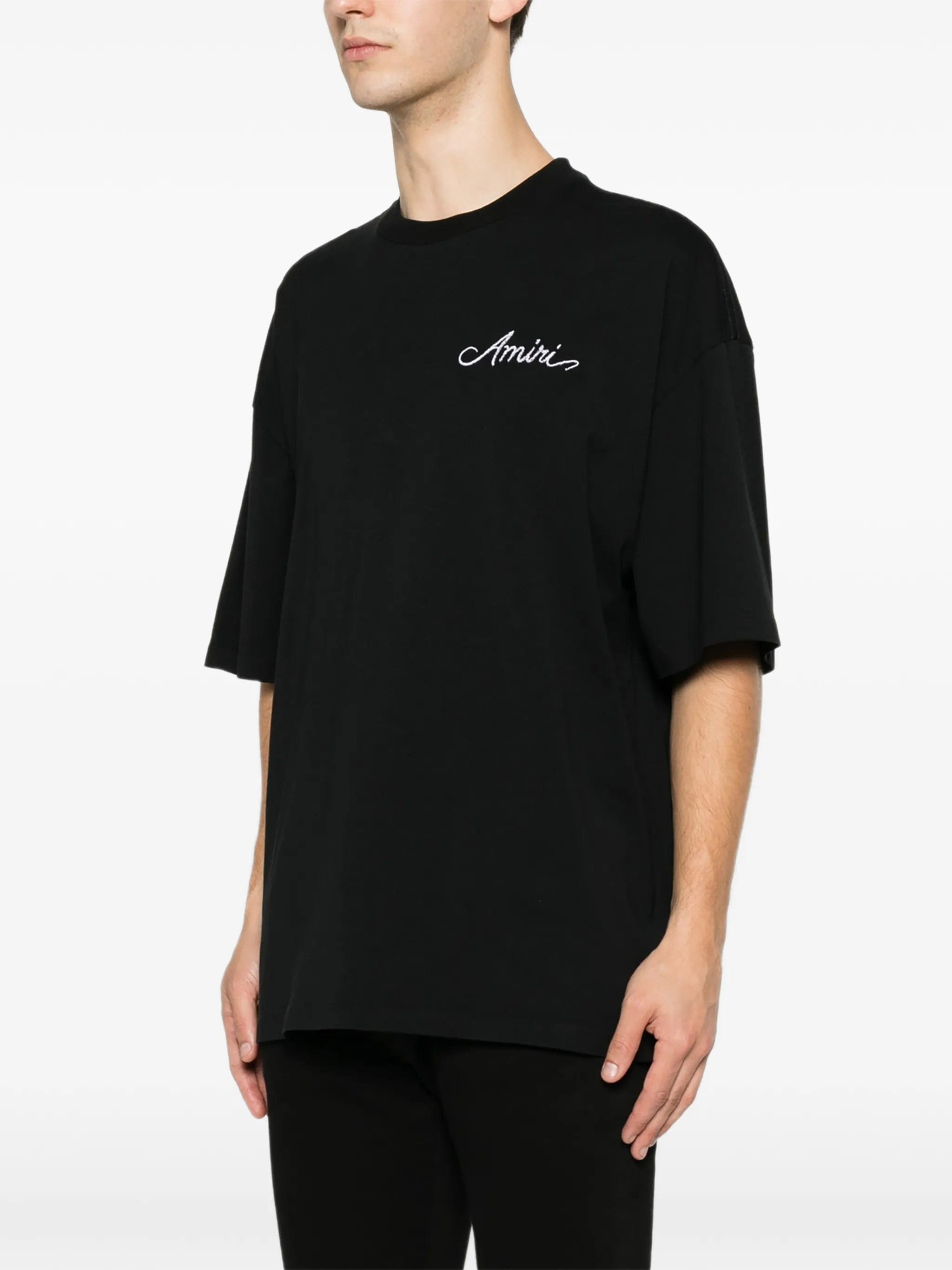AMIRI logo - embroidered T - shirt