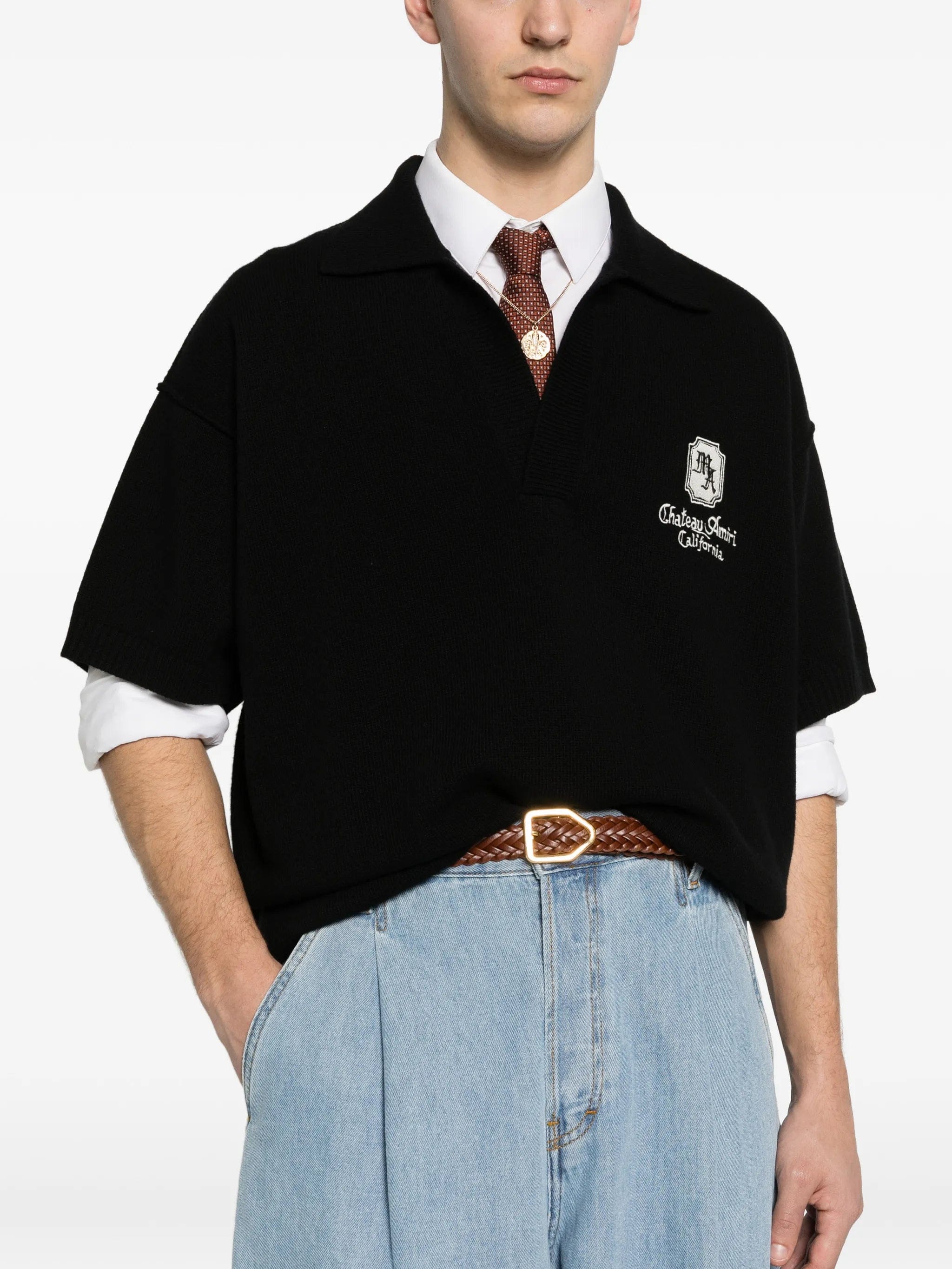 AMIRI Ma Chateau polo shirt