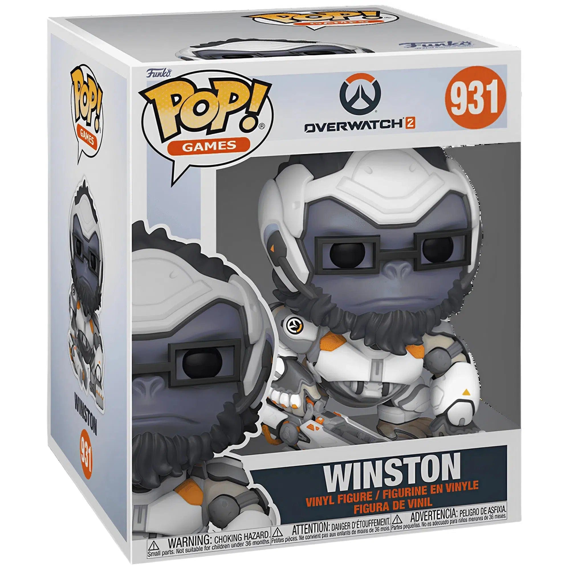 Funko Overwatch 2 - Super Sized Winston Figure (#931) - Funko - Pop! Games Series