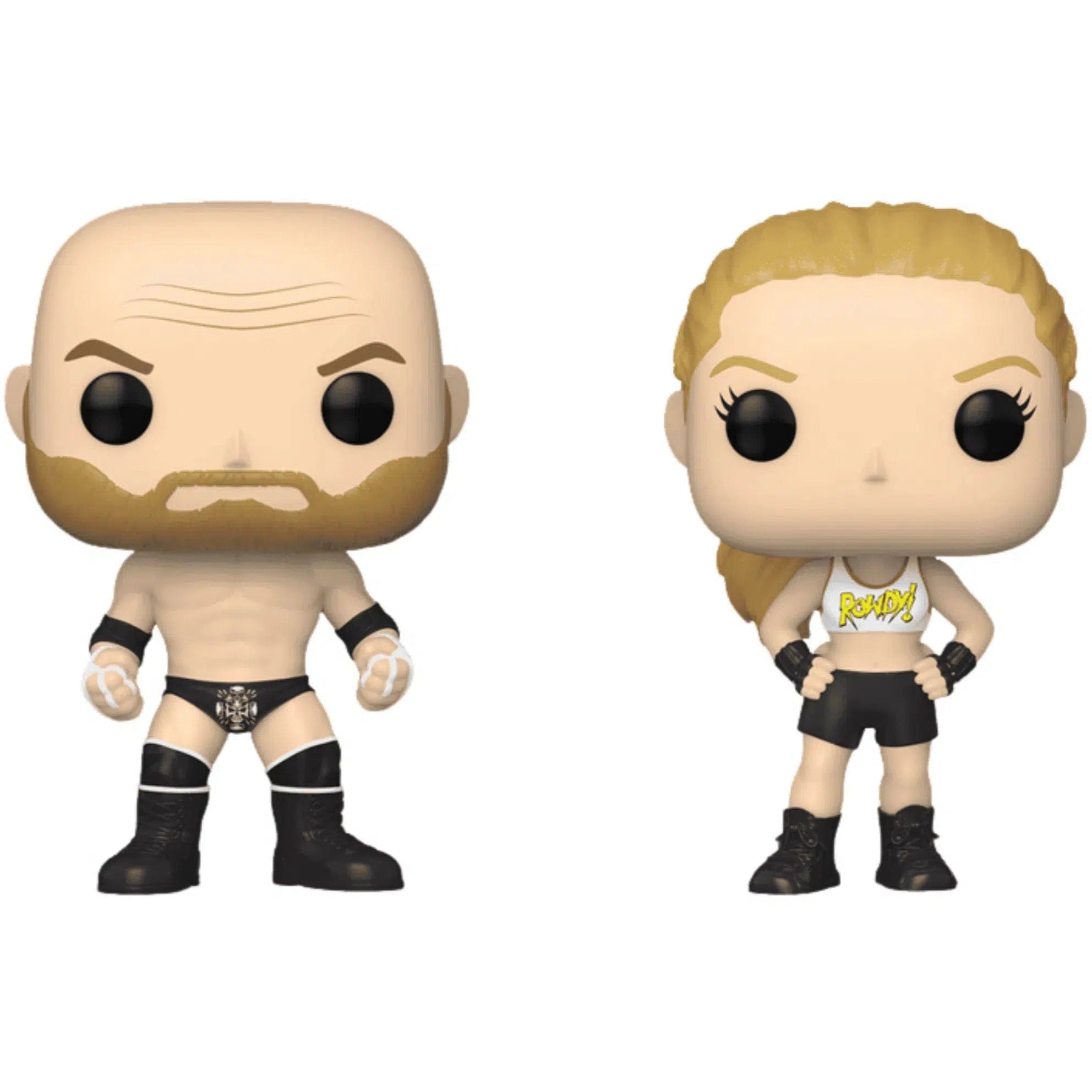 Funko WWE - Triple H and Ronda Rousey Figures (2 - Pack) - Funko - Pop! WWE Series