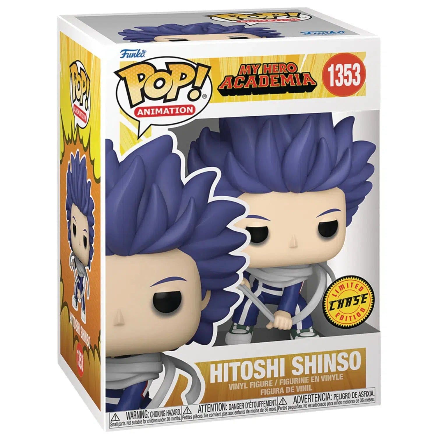 Funko My Hero Academia - Unmasked Hitoshi Shinso Figure (#1353, Limited Chase Edition) - Funko - Pop! Animation Series