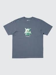 Pokemon Uniqlo x Pokémon Gengar T-Shirt Stone Grey