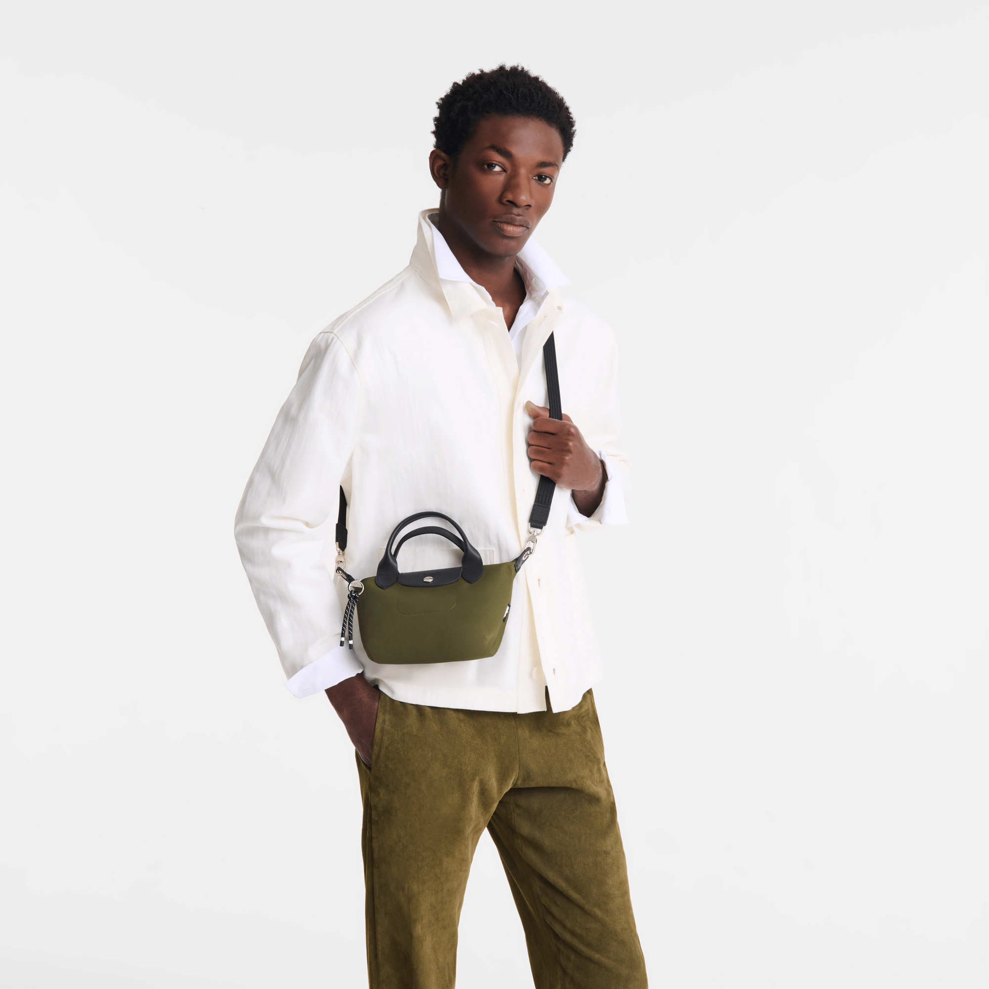 Long Champ Longchamp Le Pliage Energy XS Handbag Khaki