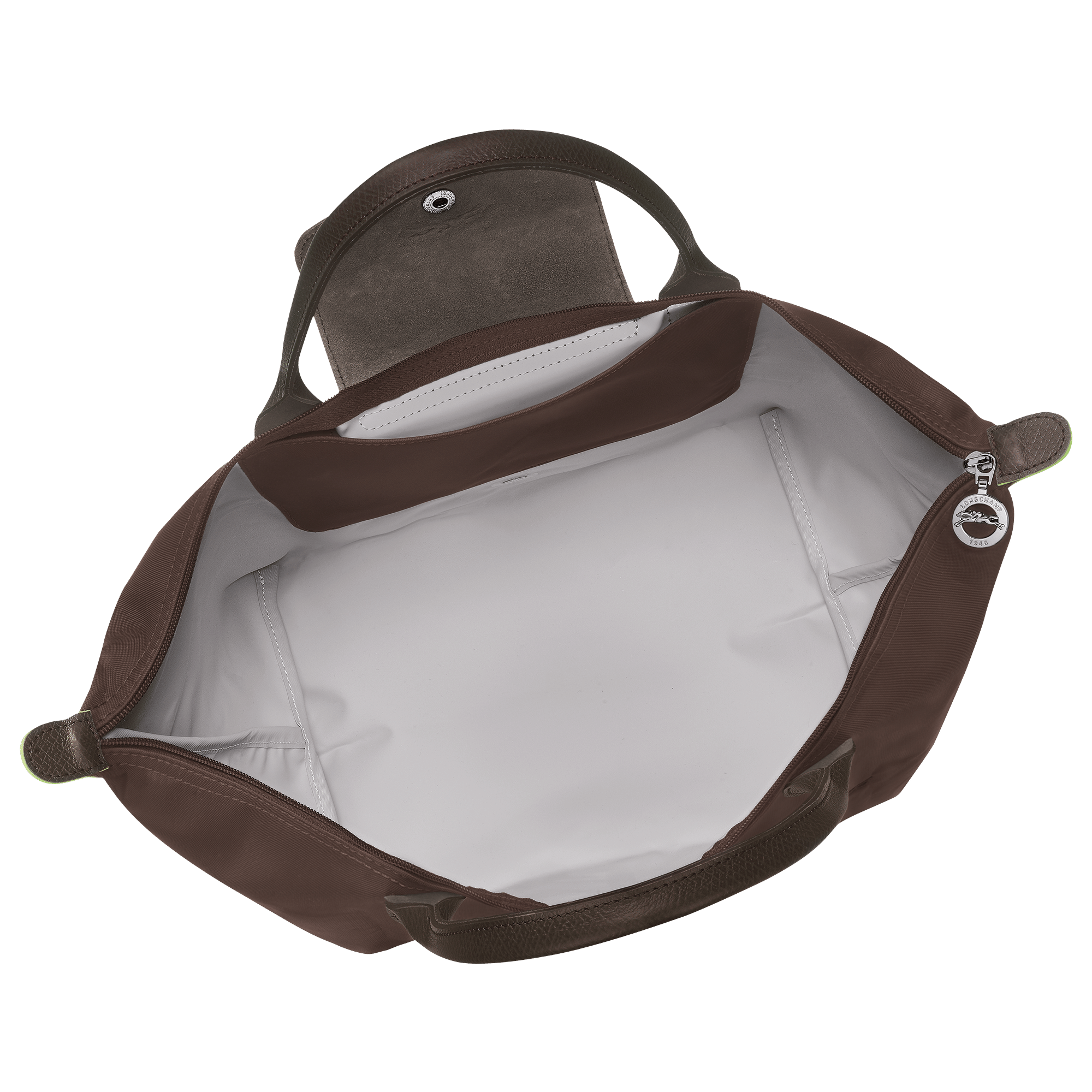 Long Champ Longchamp Le Pliage Green M Handbag Mocha