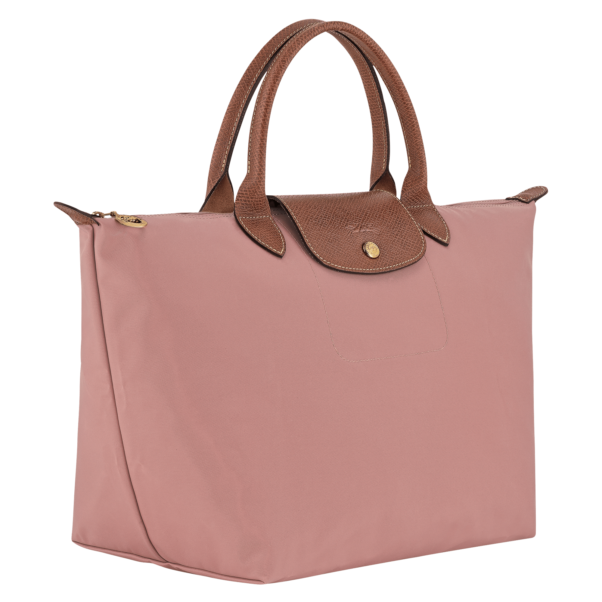 Long Champ Longchamp Le Pliage Original M Handbag Pink Tea