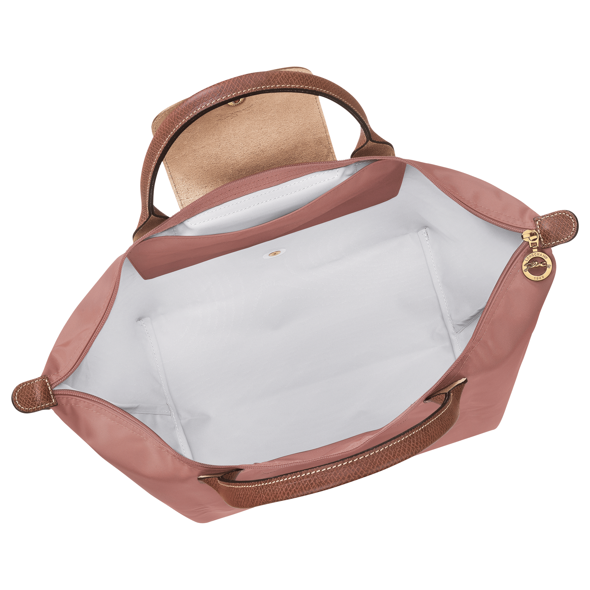 Long Champ Longchamp Le Pliage Original M Handbag Pink Tea