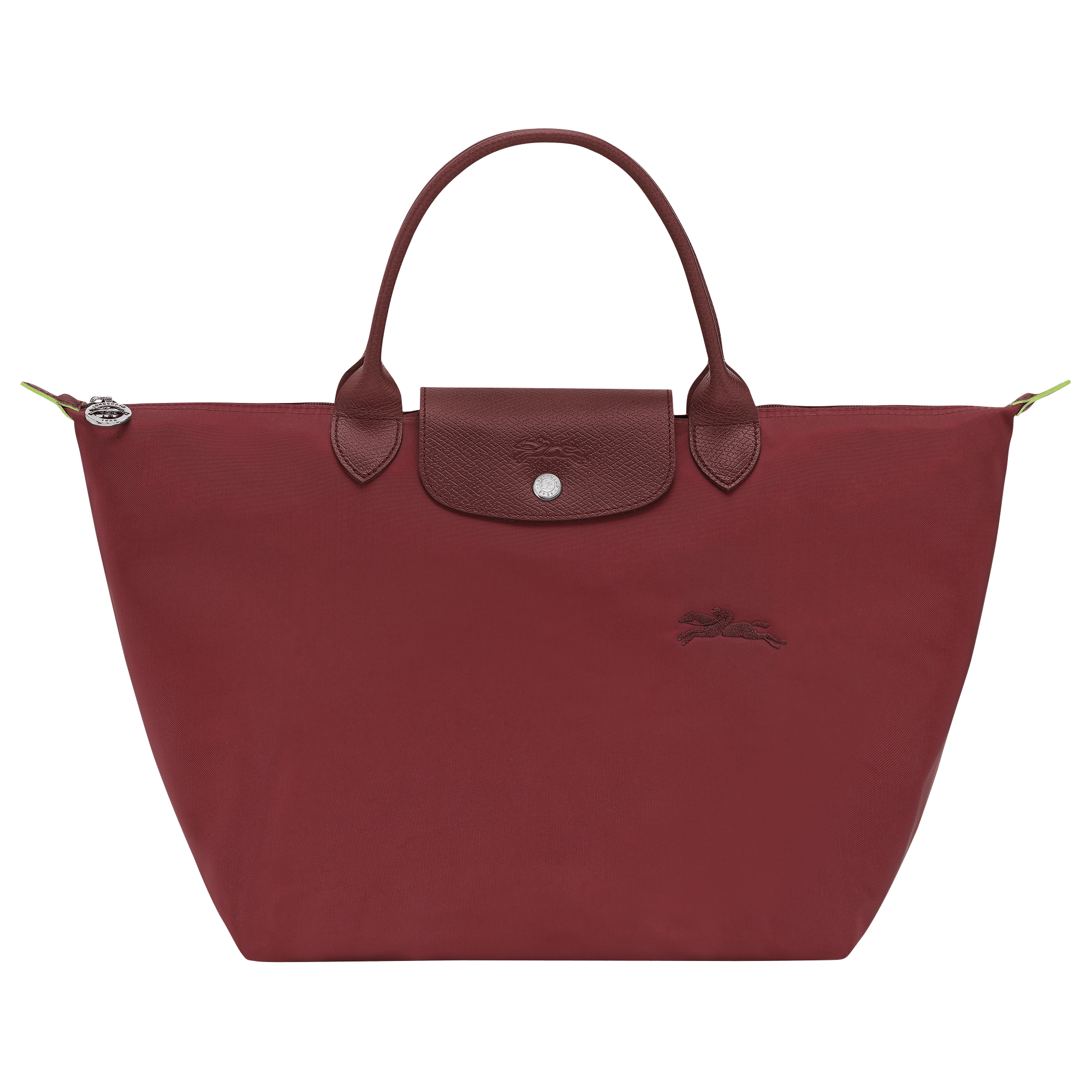 Long Champ Longchamp Le Pliage Green M Handbag Pomegranate