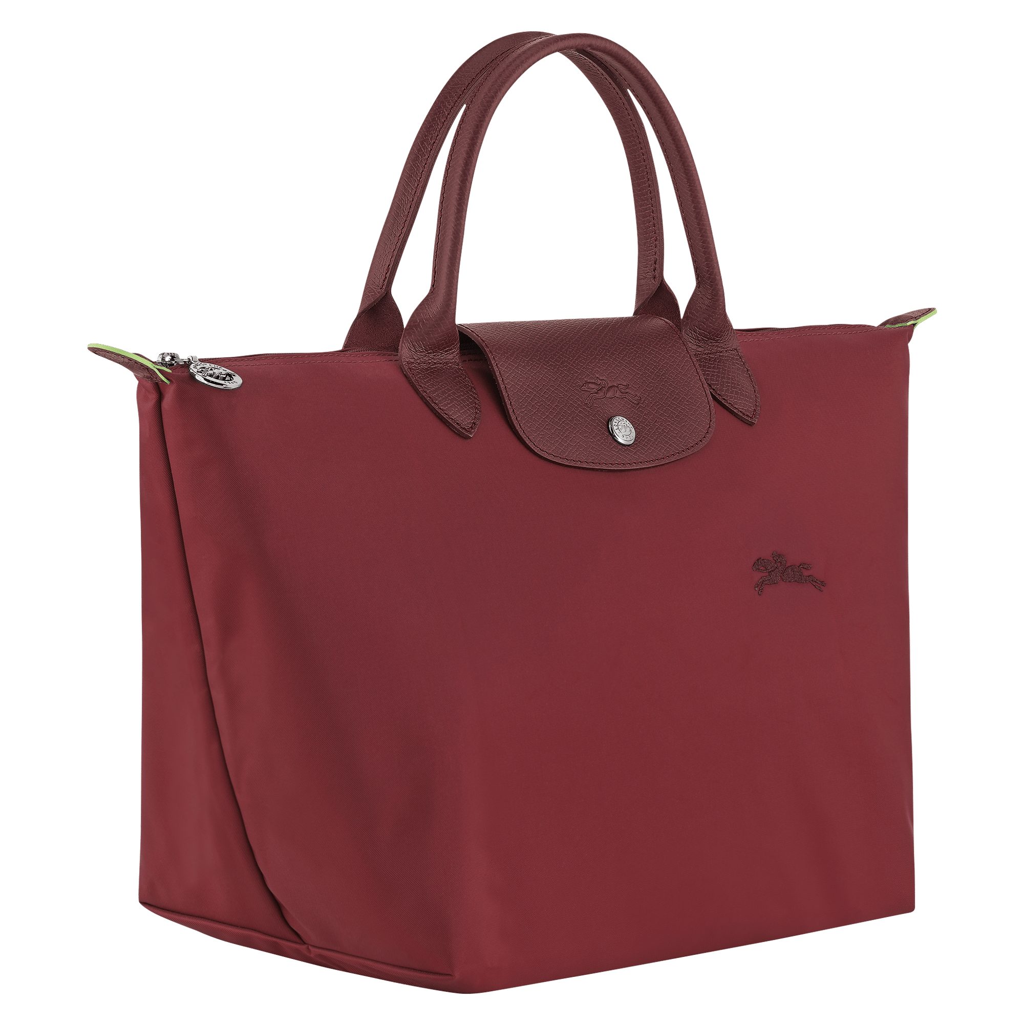 Long Champ Longchamp Le Pliage Green M Handbag Pomegranate
