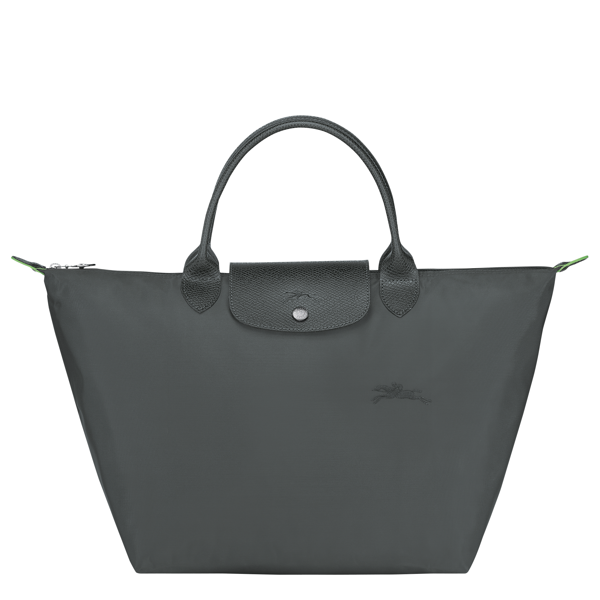 Long Champ Longchamp Le Pliage Green M Handbag Graphite