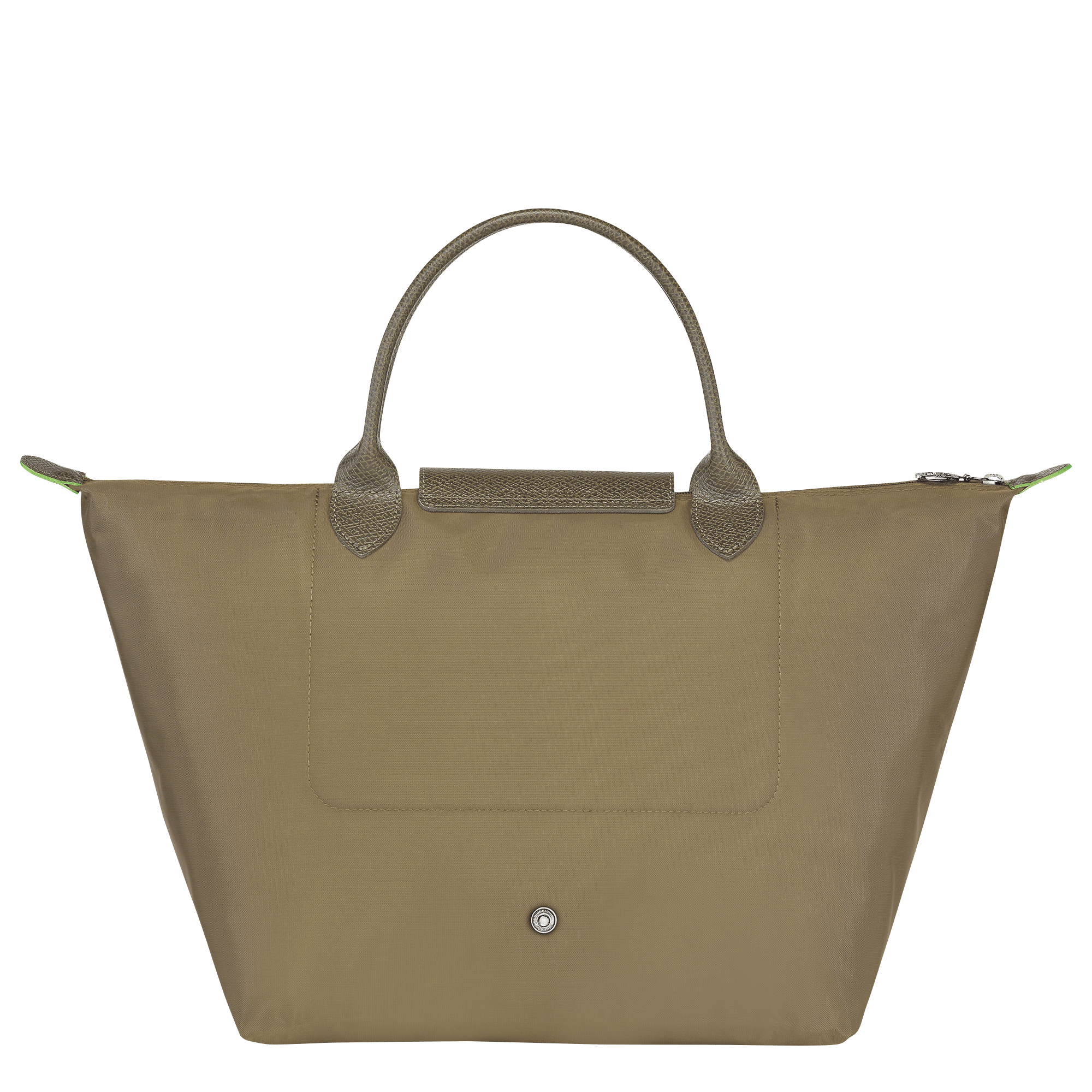 Long Champ Longchamp Le Pliage Green M Handbag Artichoke