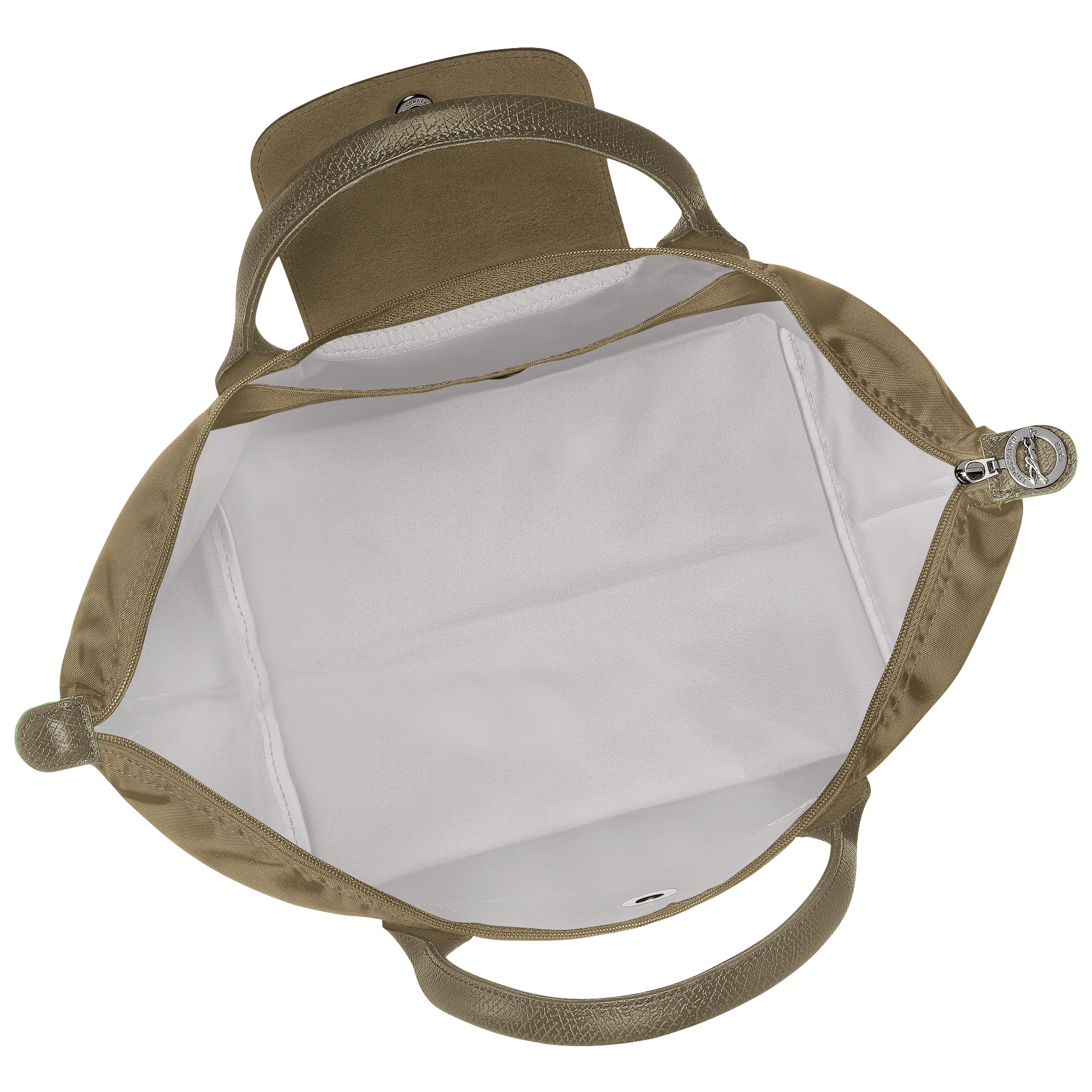 Long Champ Longchamp Le Pliage Green M Handbag Artichoke