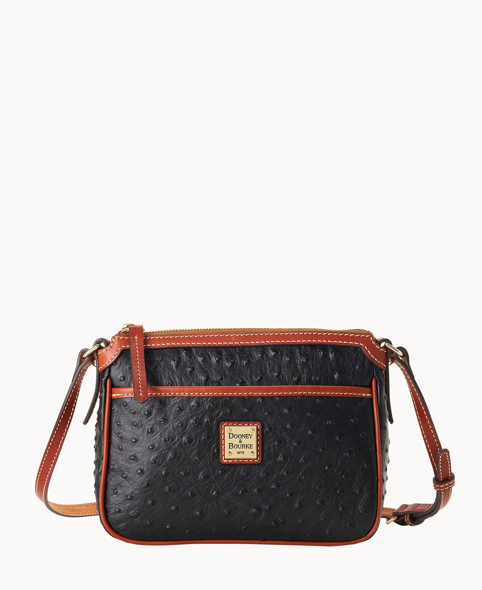 Dooney & Bourke Ostrich East West Pocket Crossbody
