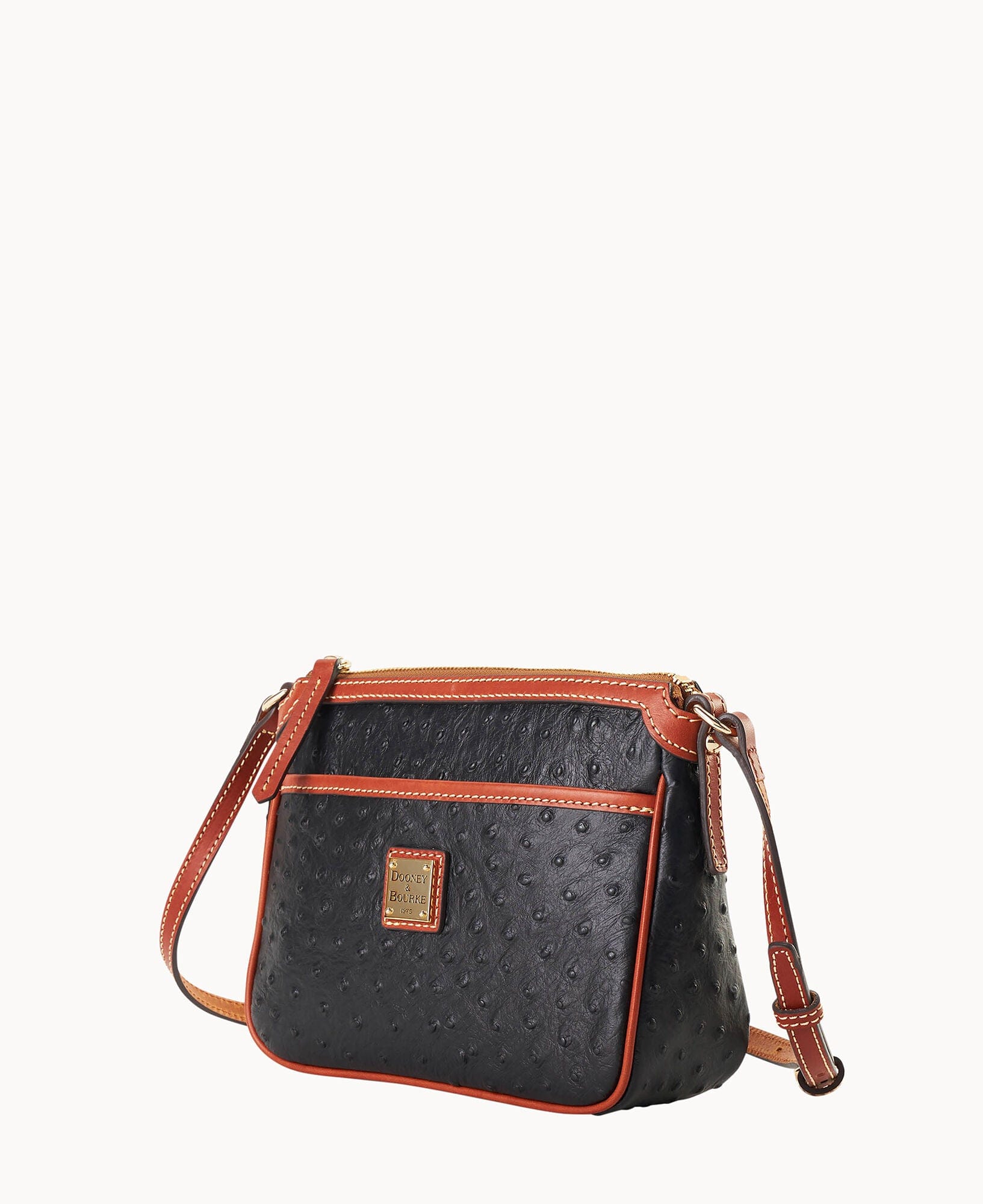 Dooney & Bourke Ostrich East West Pocket Crossbody