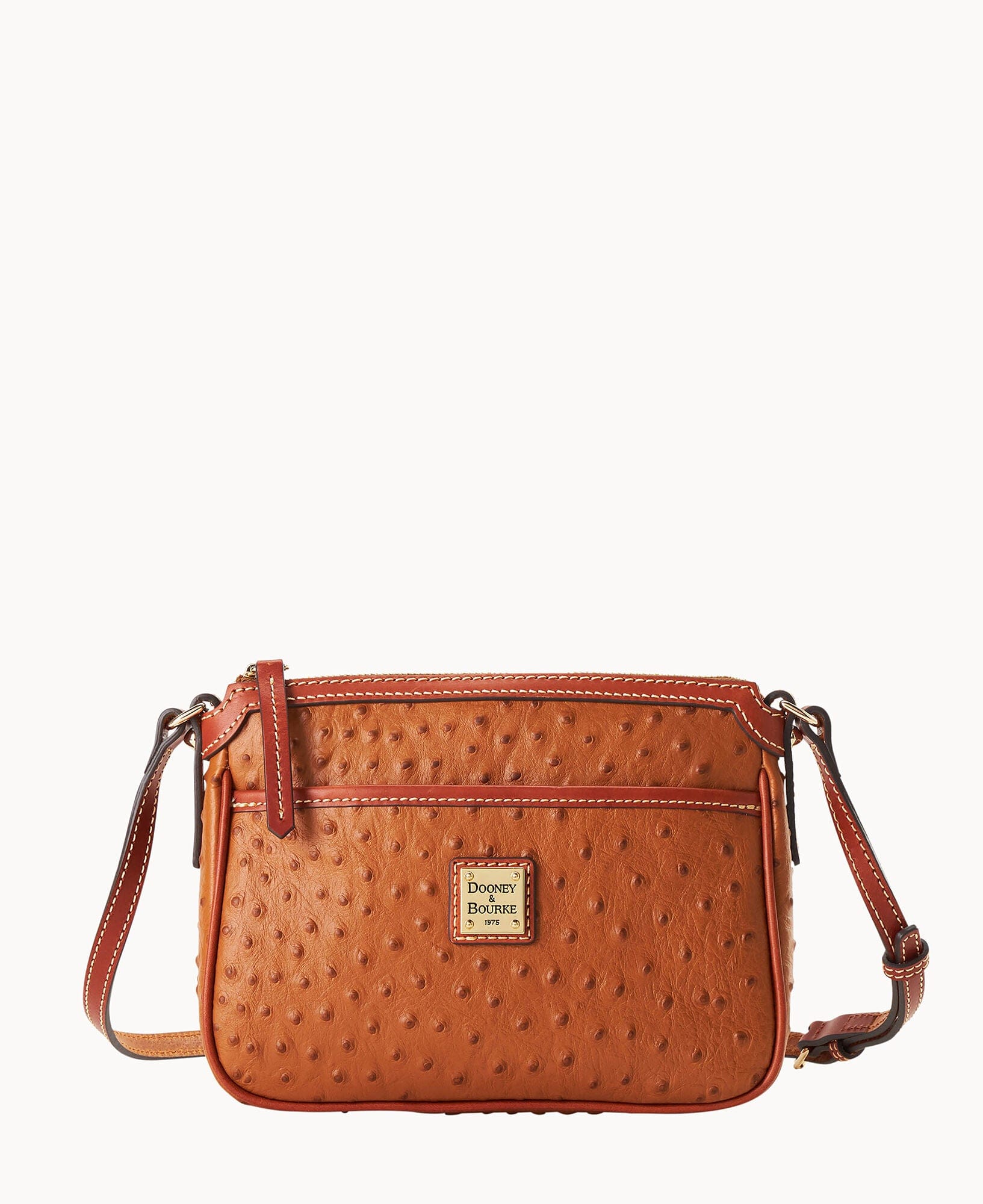 Dooney & Bourke Ostrich East West Pocket Crossbody