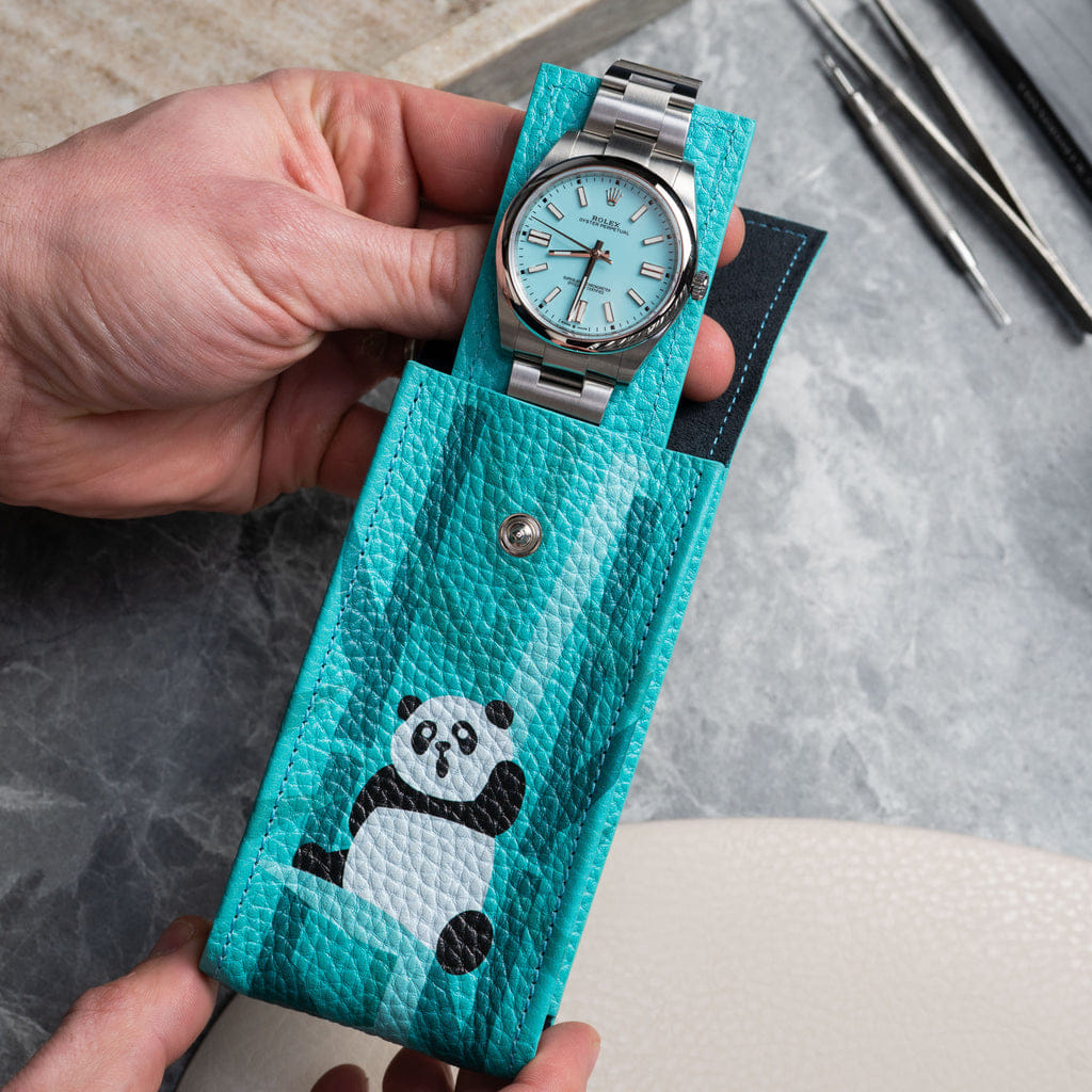 IFL Watches Teal Panda Watch Pouch