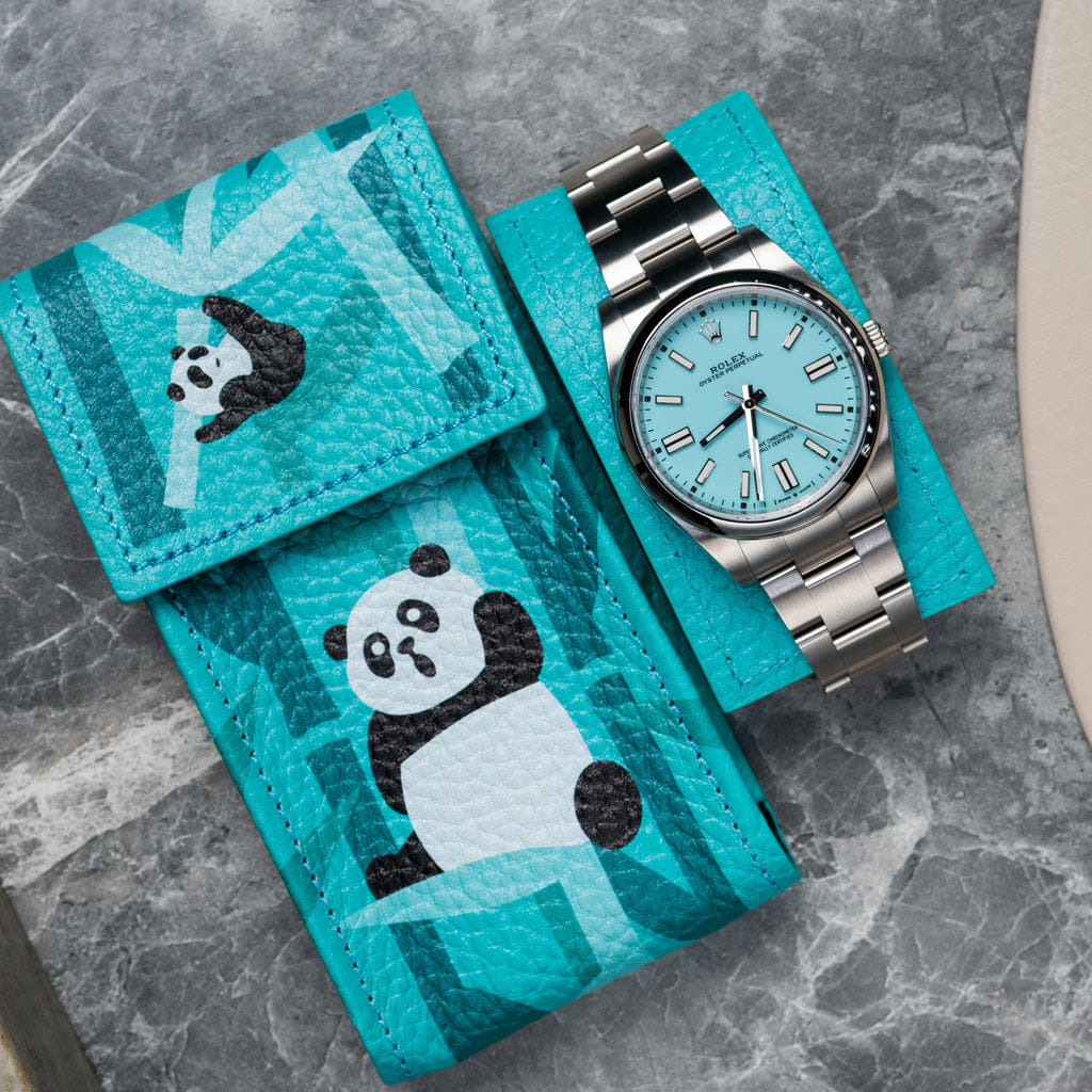 IFL Watches Teal Panda Watch Pouch