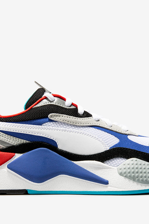 Puma RS - X3 PUZZLE PWHITE - DAZZLING BLUE - HI RISE