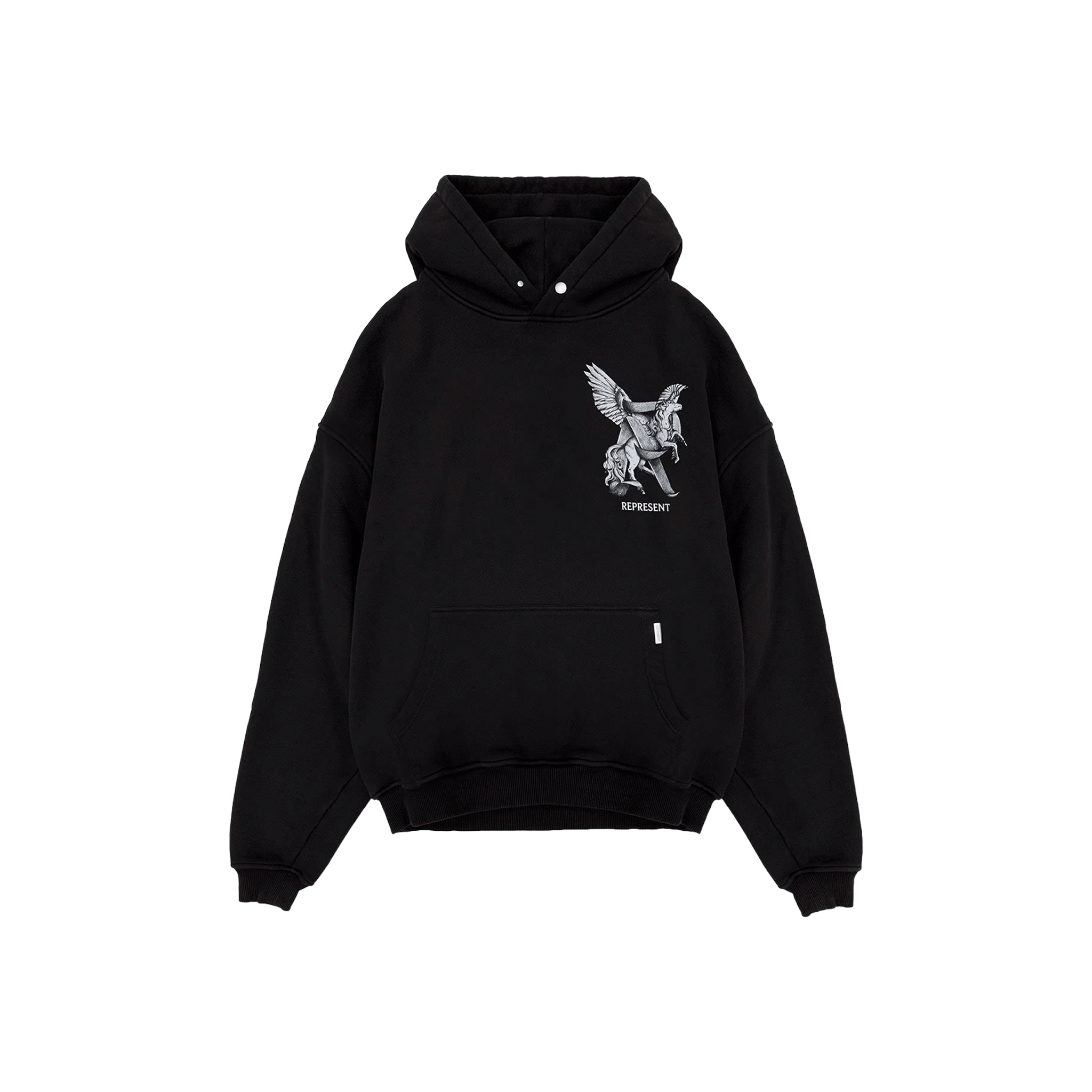 Represent Elegance In Motion Hoodie Jet Black (SS25)