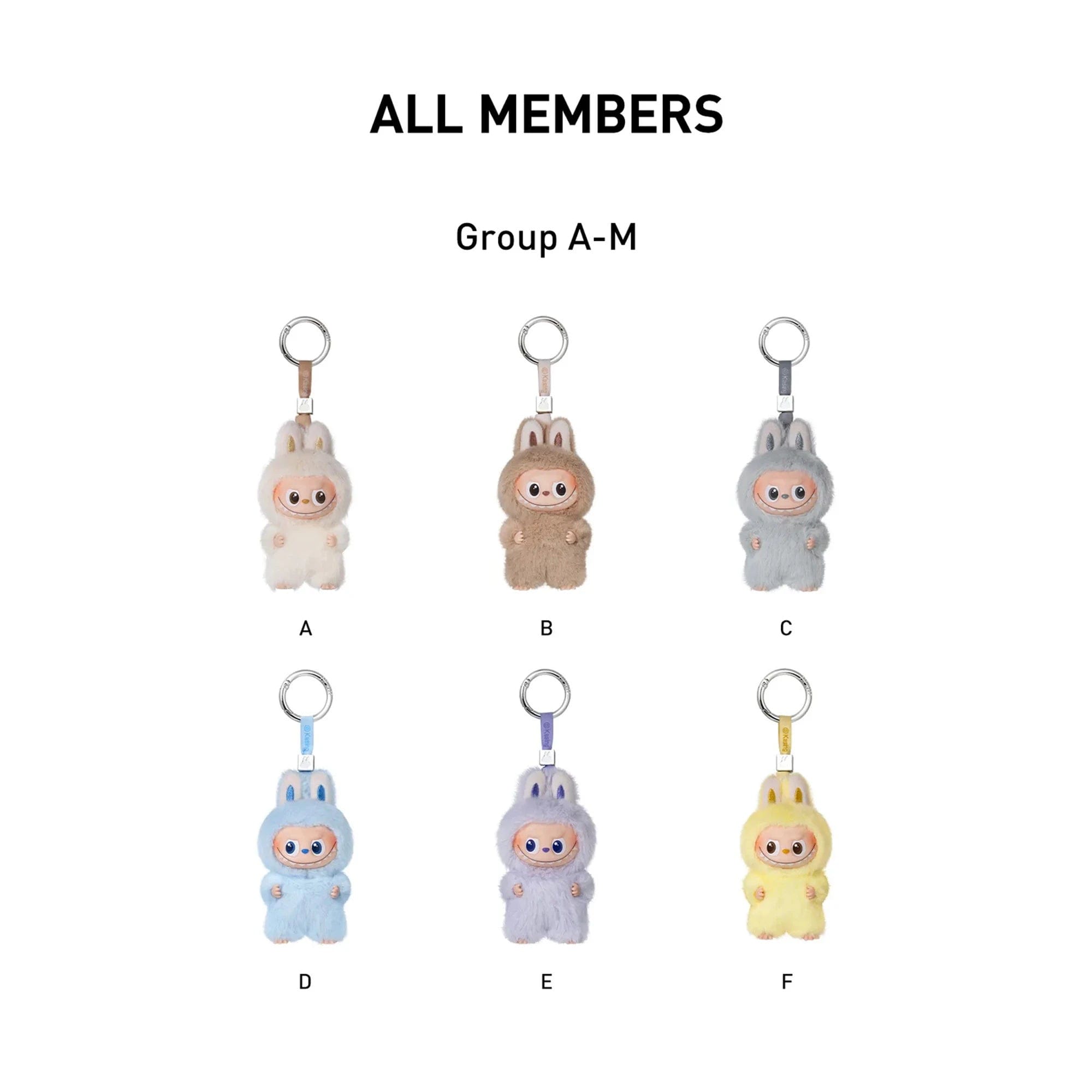 POP MART THE MONSTERS PIN FOR LOVE SERIES Vinyl Plush Pendant E (Single Blind Box)