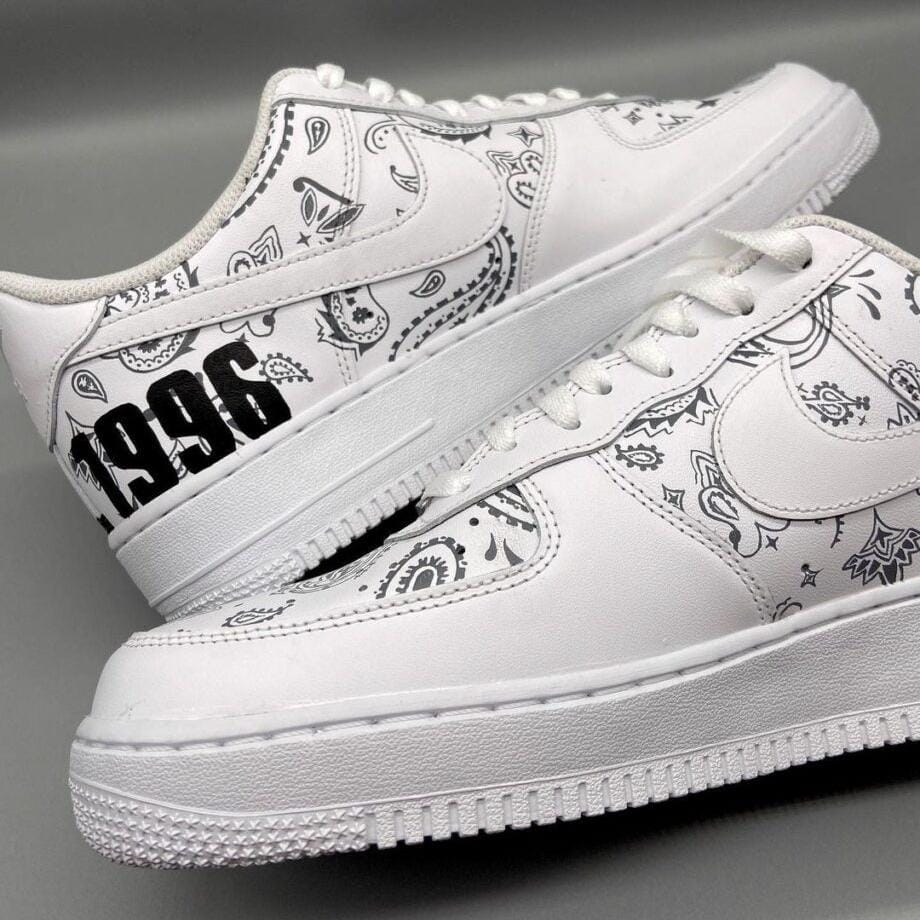 Mdcustoms Biggie - x - Tupac Bandana Af1